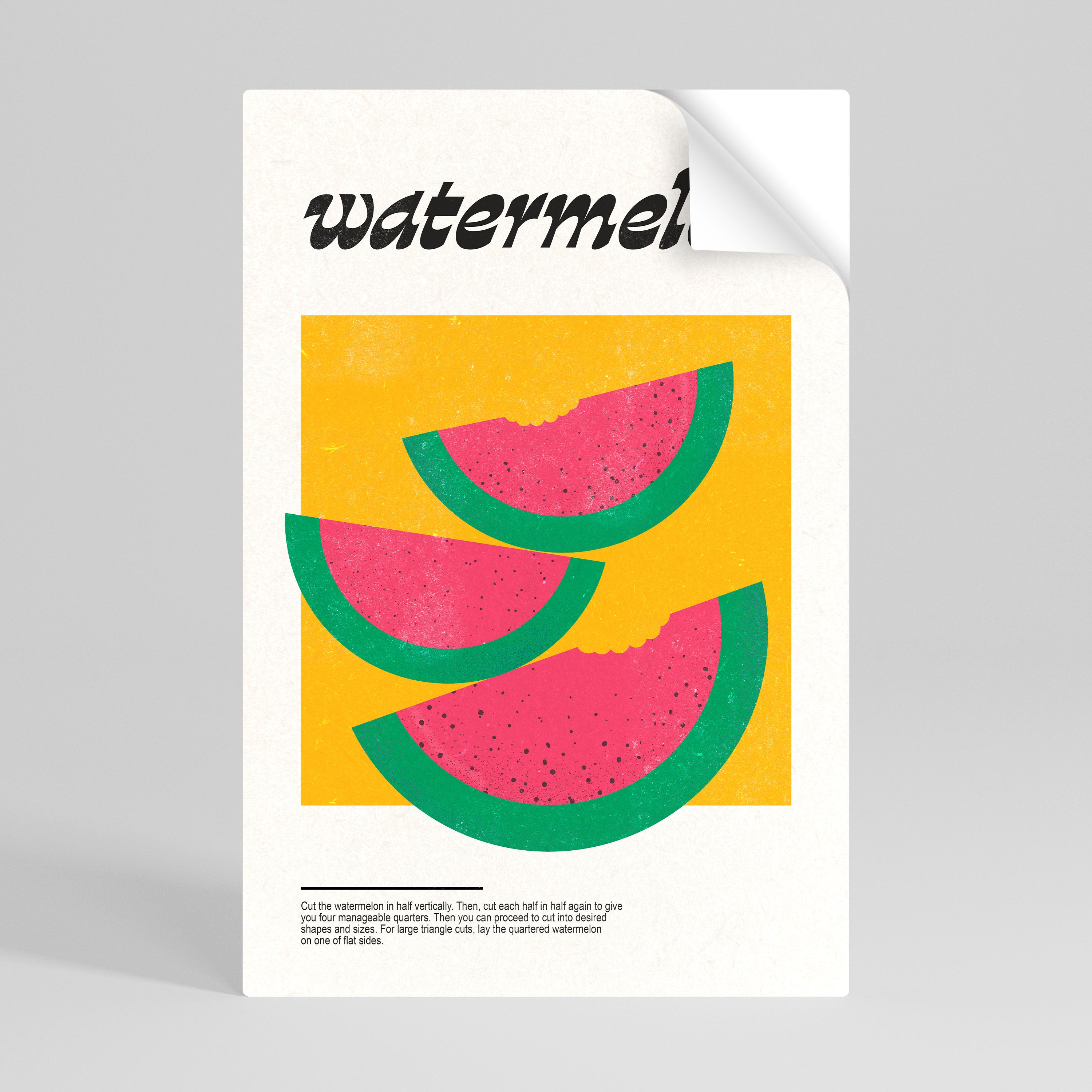 WATERMELON WHIMSY Naklejka/Plakat pionowy