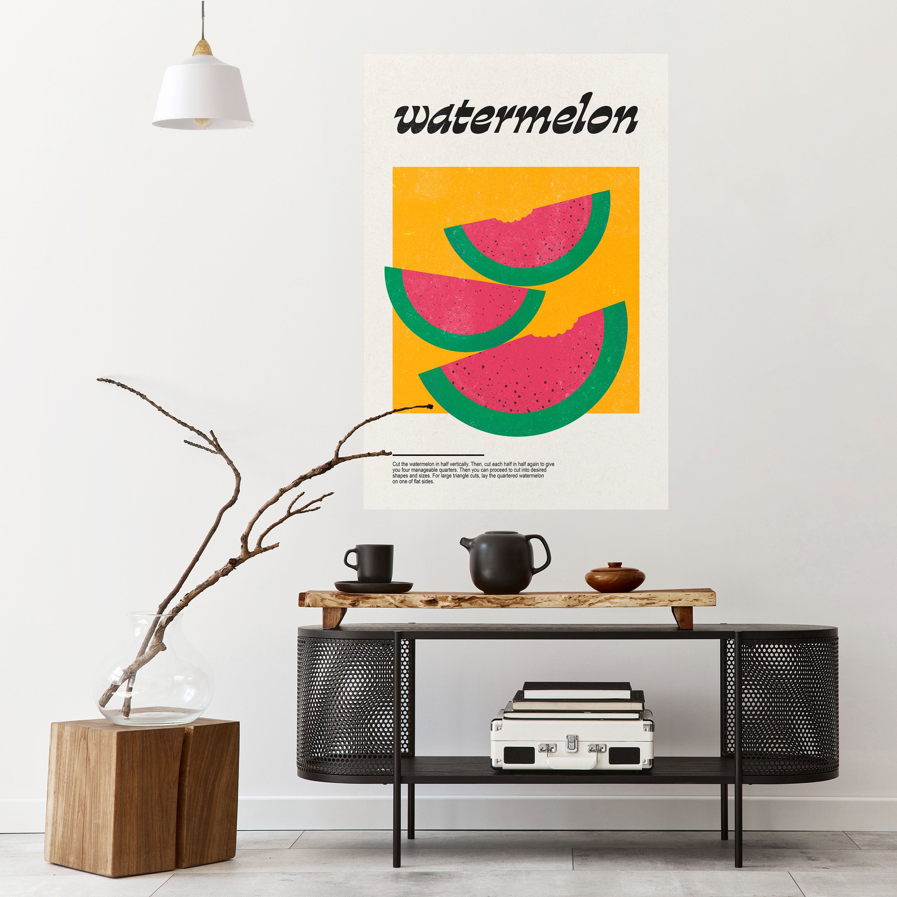 WATERMELON WHIMSY Naklejka/Plakat pionowy