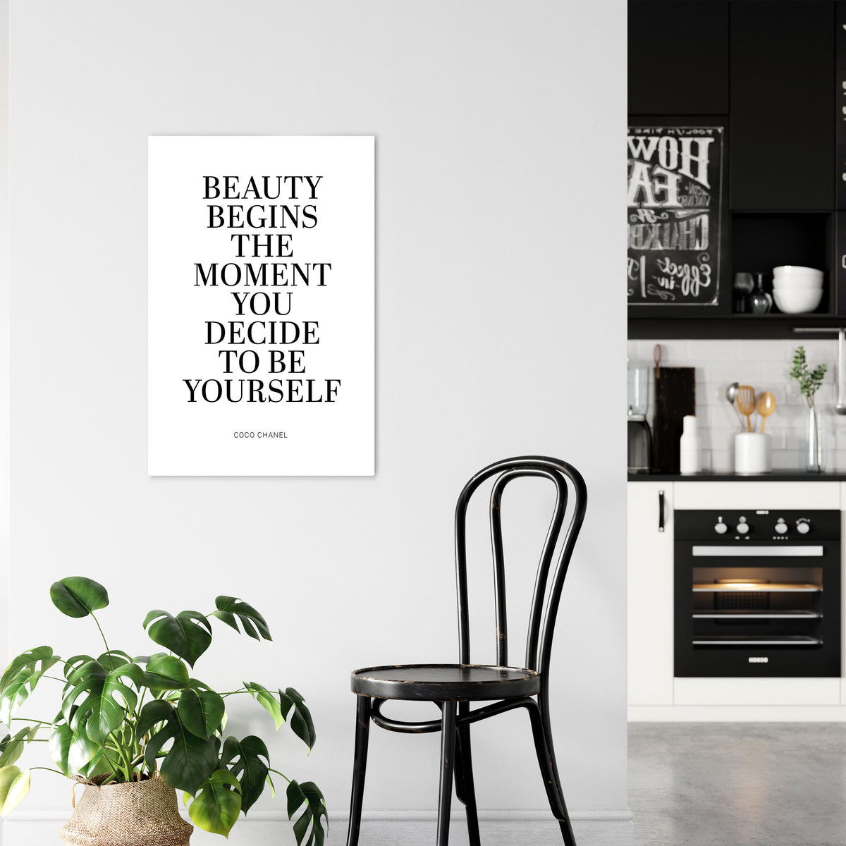 BEAUTY REDEFINED Pionowy obraz na płótnie
