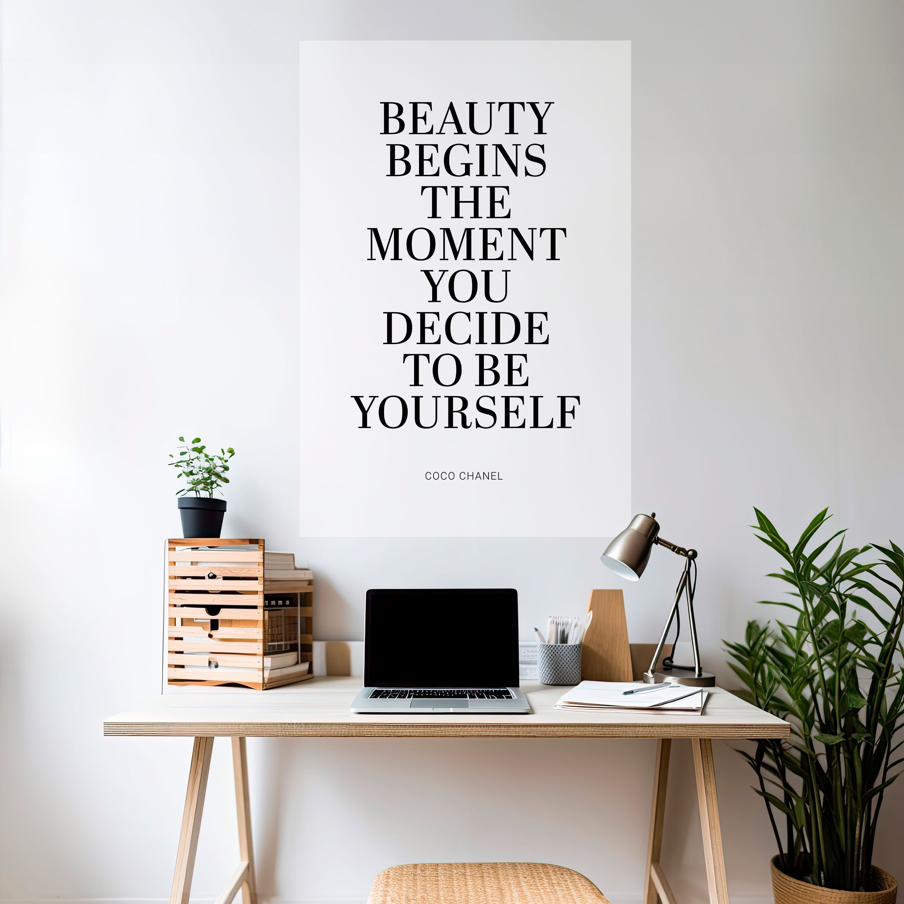 BEAUTY REDEFINED Naklejka/Plakat pionowy