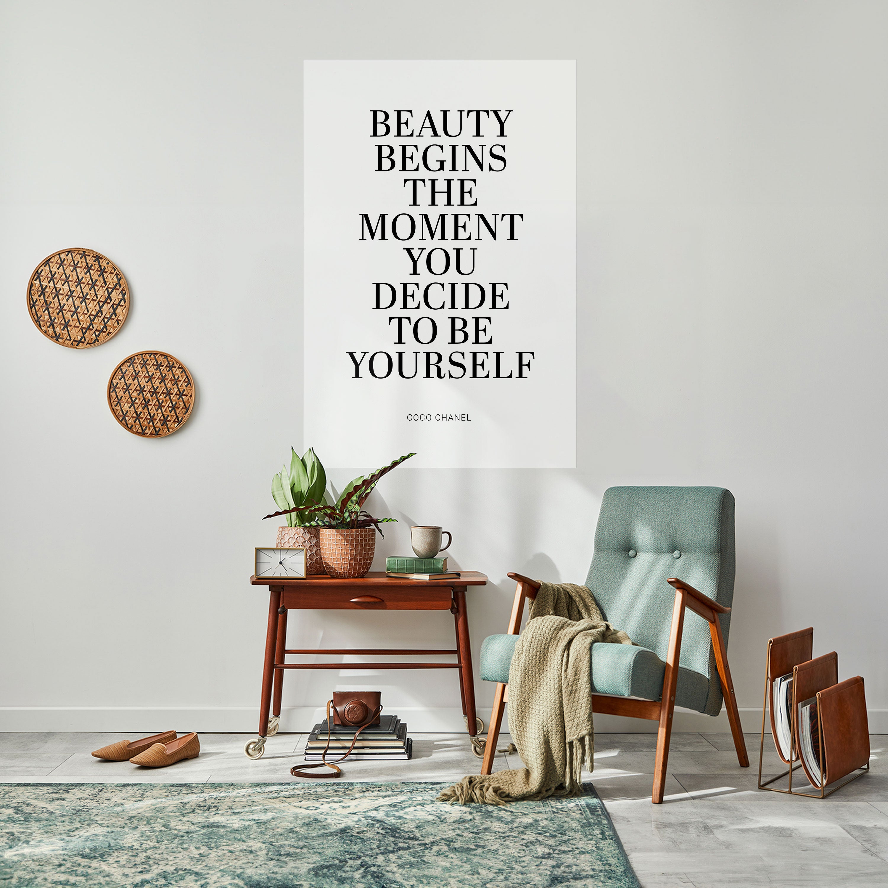 BEAUTY REDEFINED Naklejka/Plakat pionowy