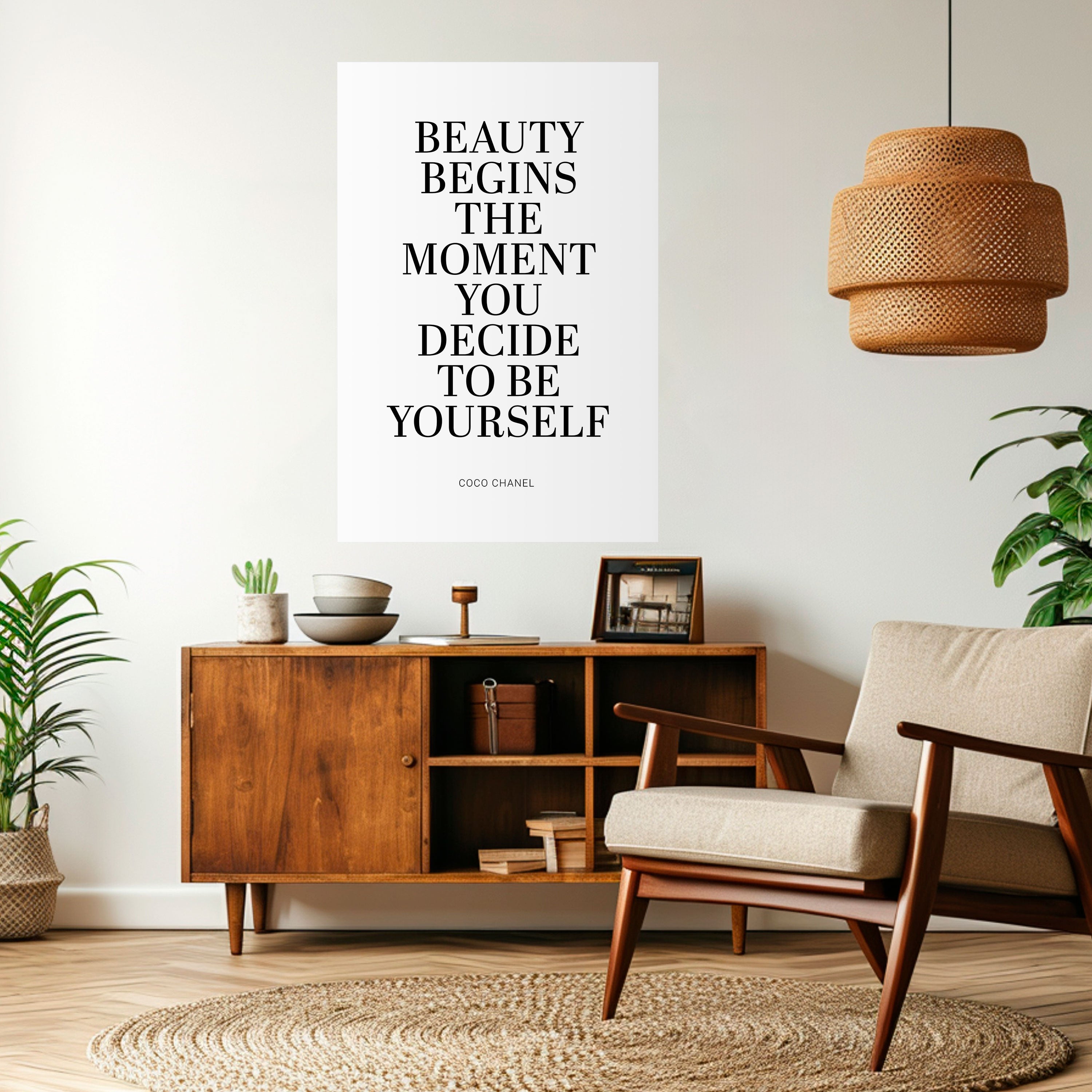 BEAUTY REDEFINED Naklejka/Plakat pionowy