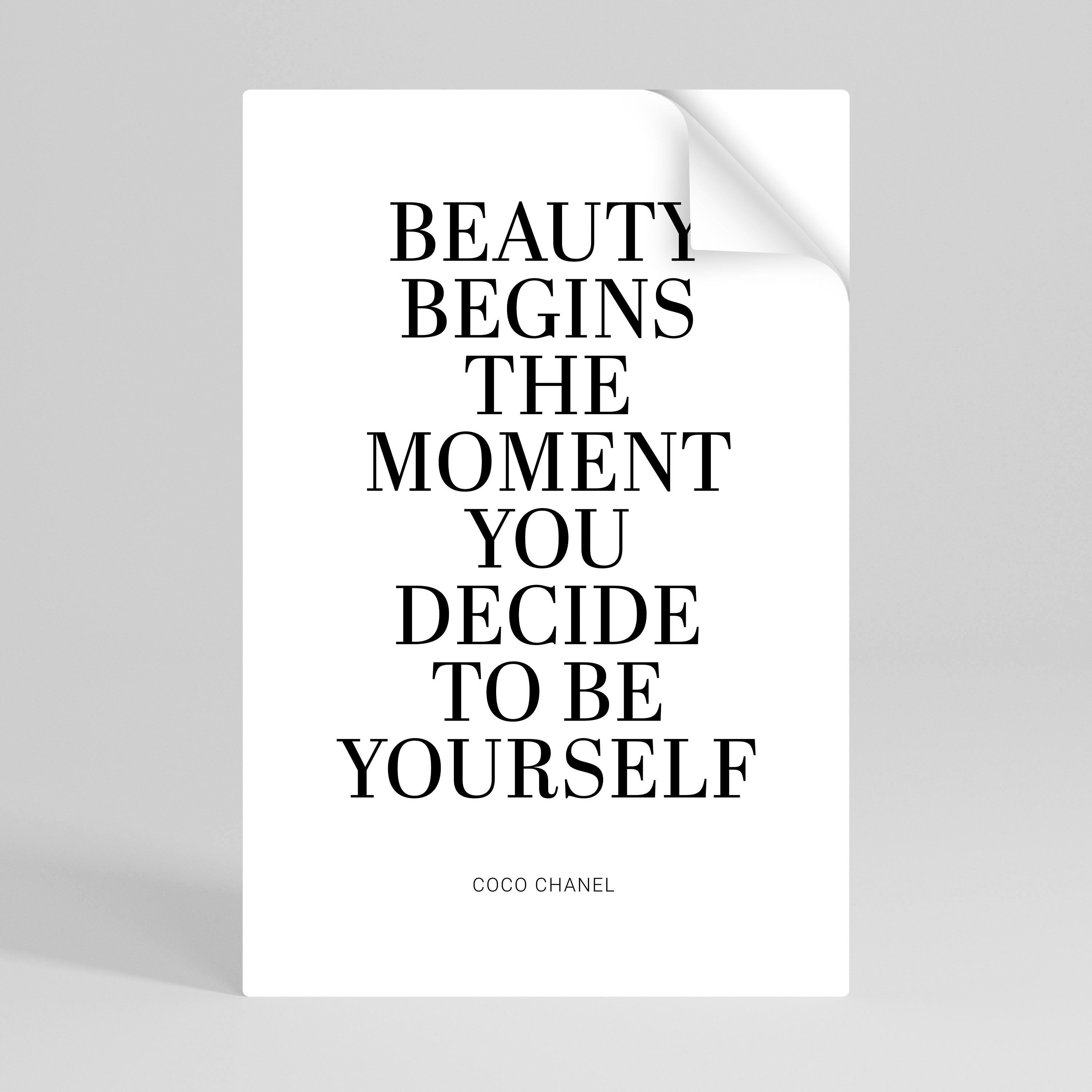 BEAUTY REDEFINED Naklejka/Plakat pionowy