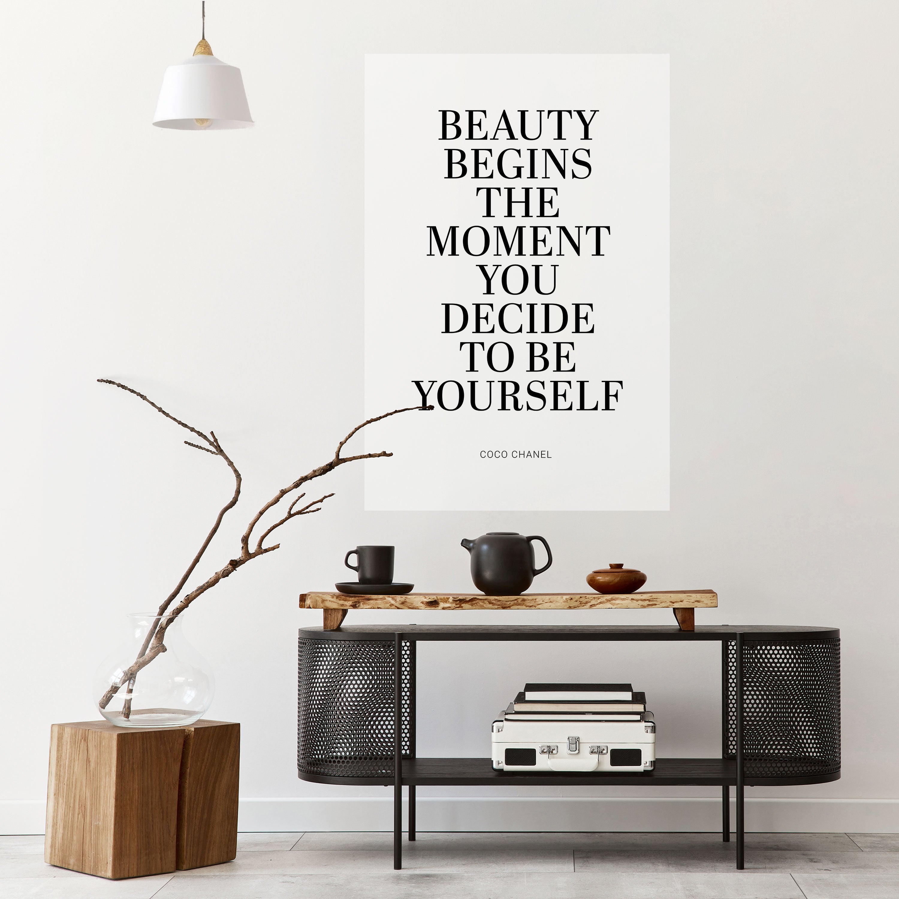 BEAUTY REDEFINED Naklejka/Plakat pionowy