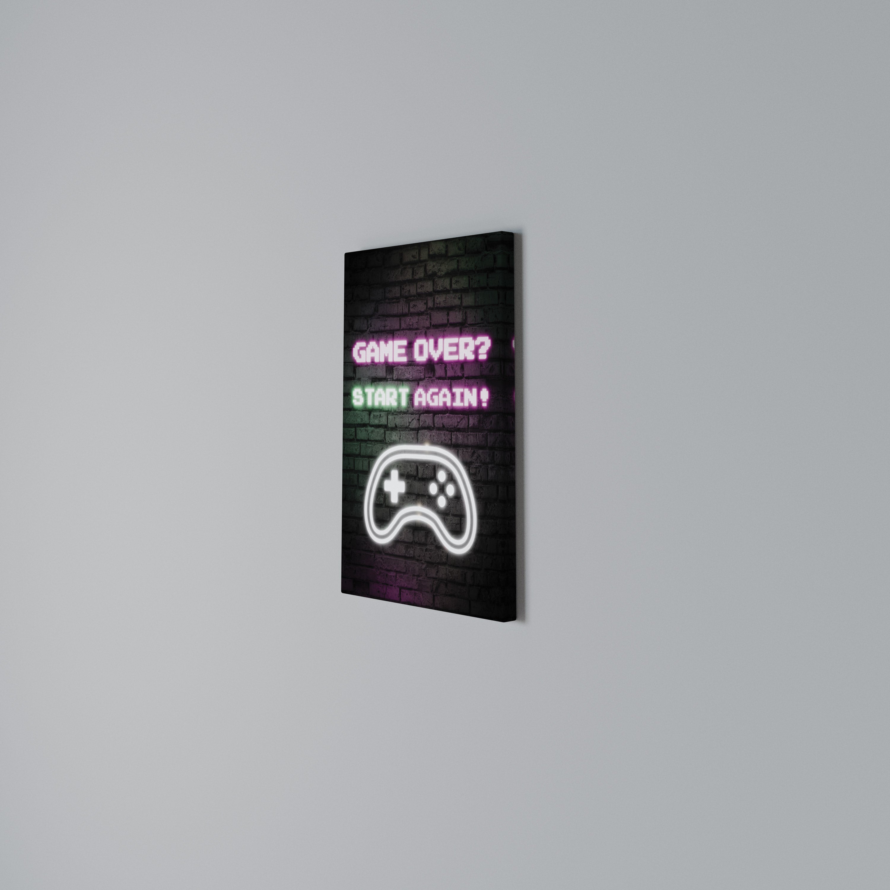 RESPAWN YOUR ADVENTURE Pionowy obraz na płótnie