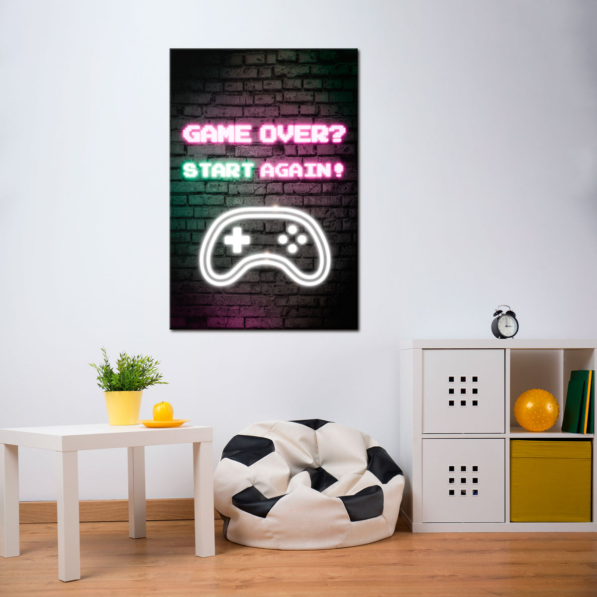 RESPAWN YOUR ADVENTURE Pionowy obraz na płótnie