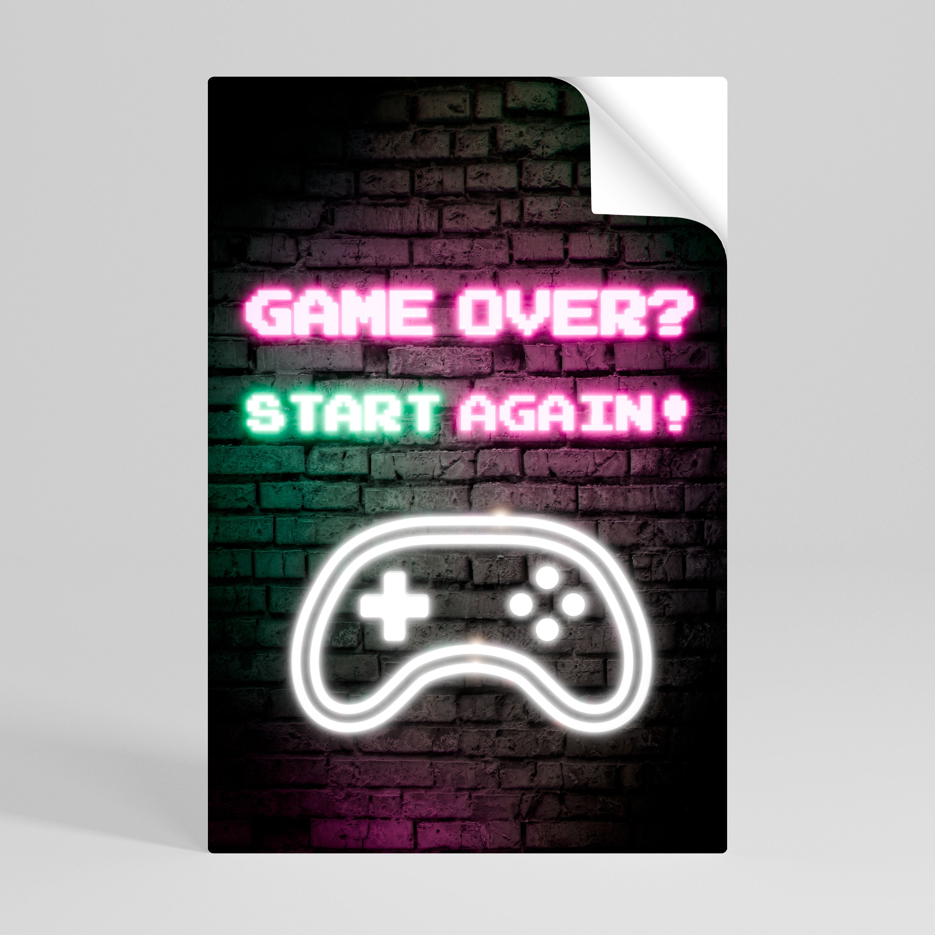 RESPAWN YOUR ADVENTURE Naklejka/Plakat pionowy