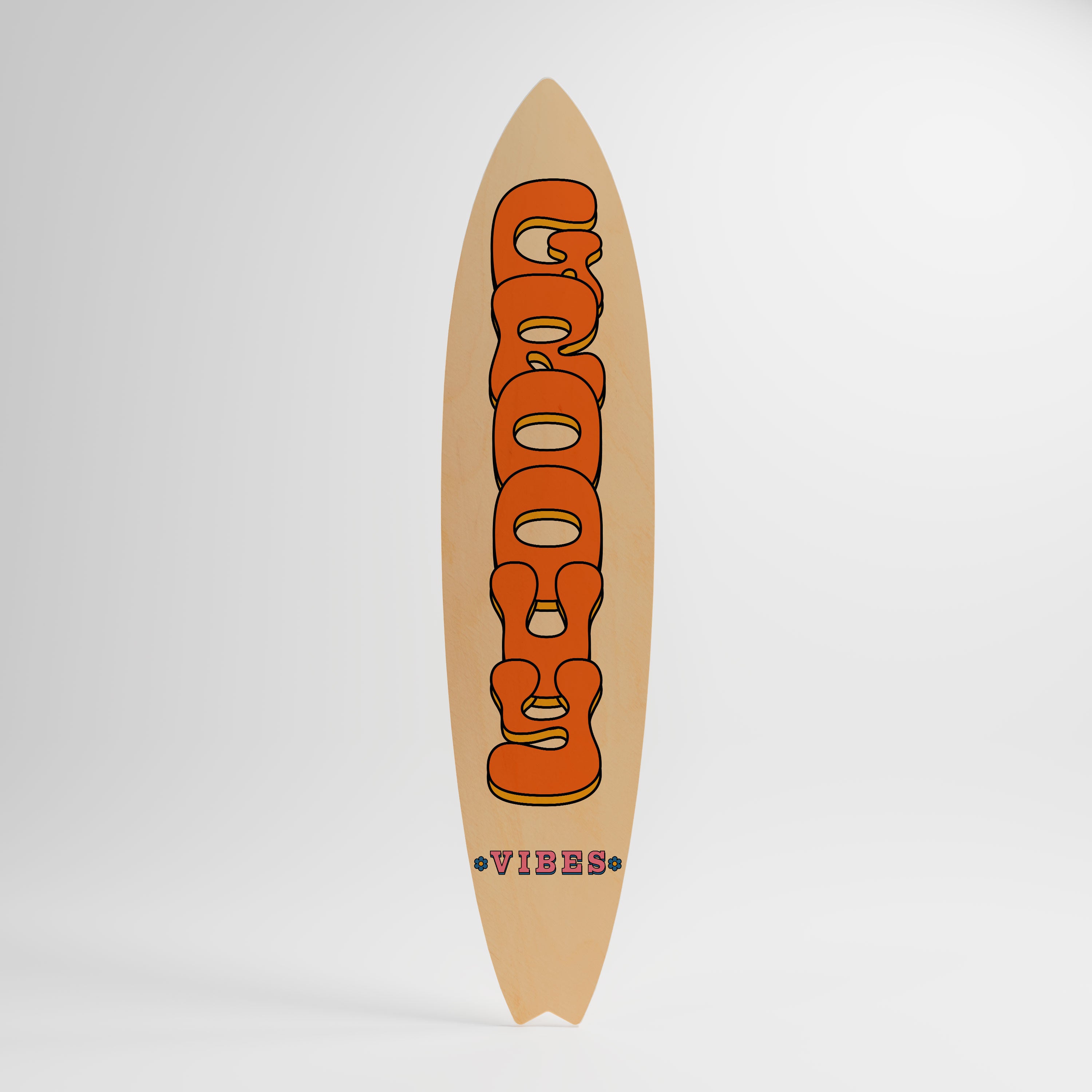GROOVY VIBES Dekoracyjna deska surfingowa