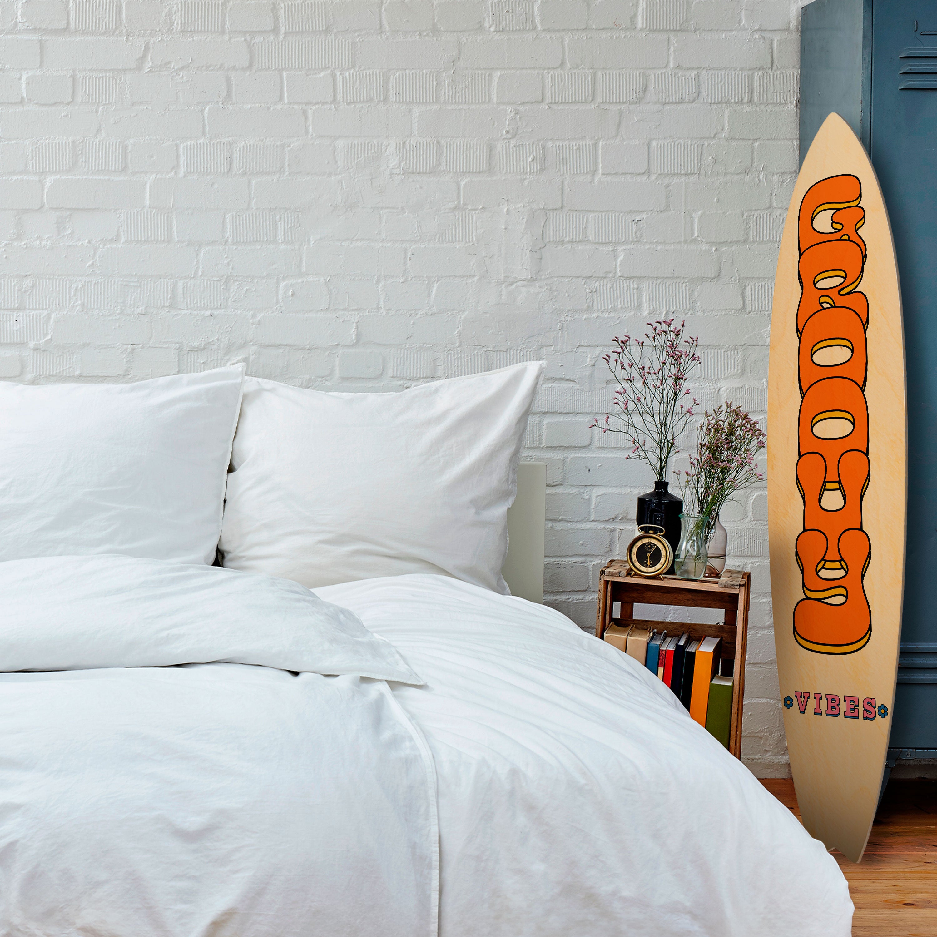 GROOVY VIBES Dekoracyjna deska surfingowa