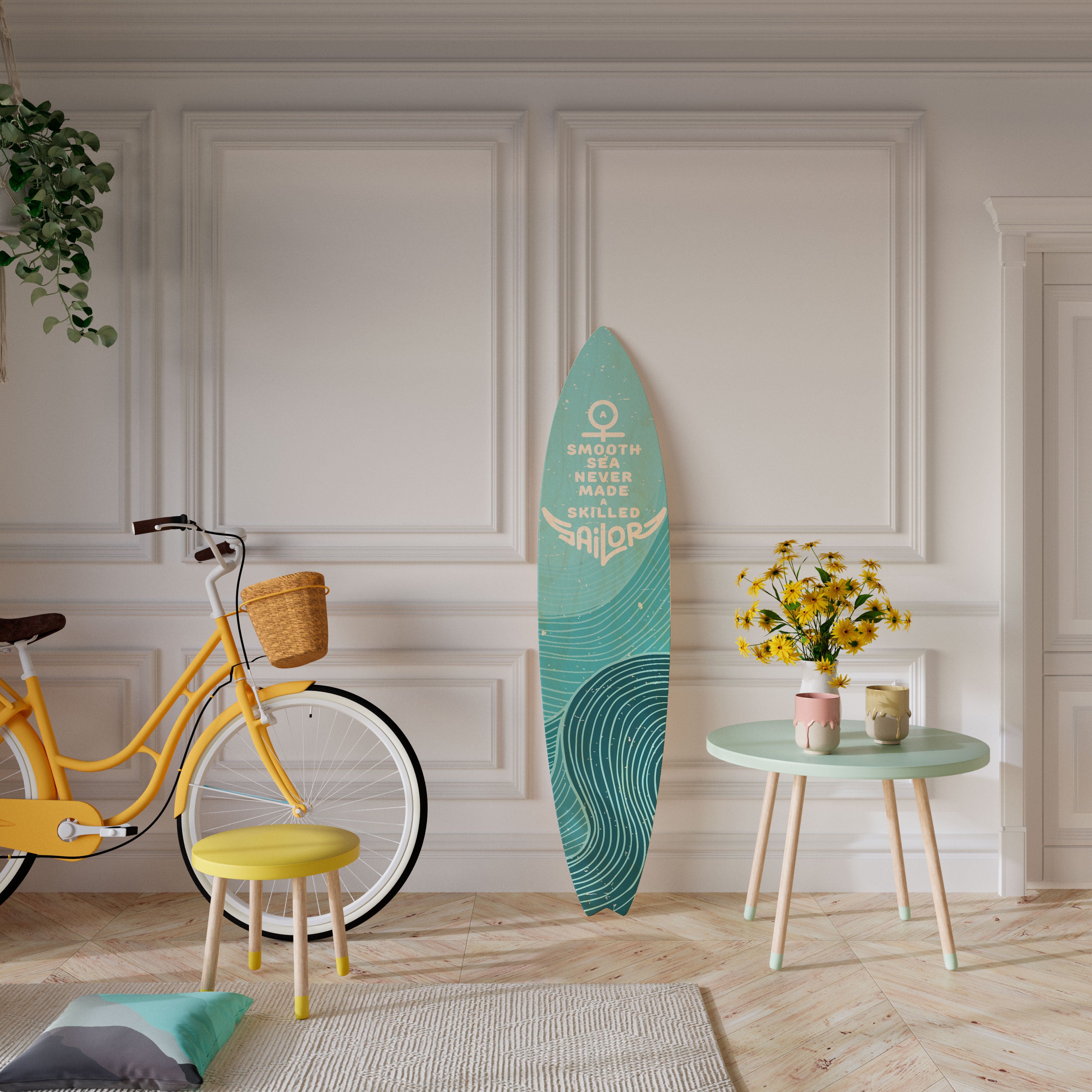 SKILLED SAILOR Dekoracyjna deska surfingowa