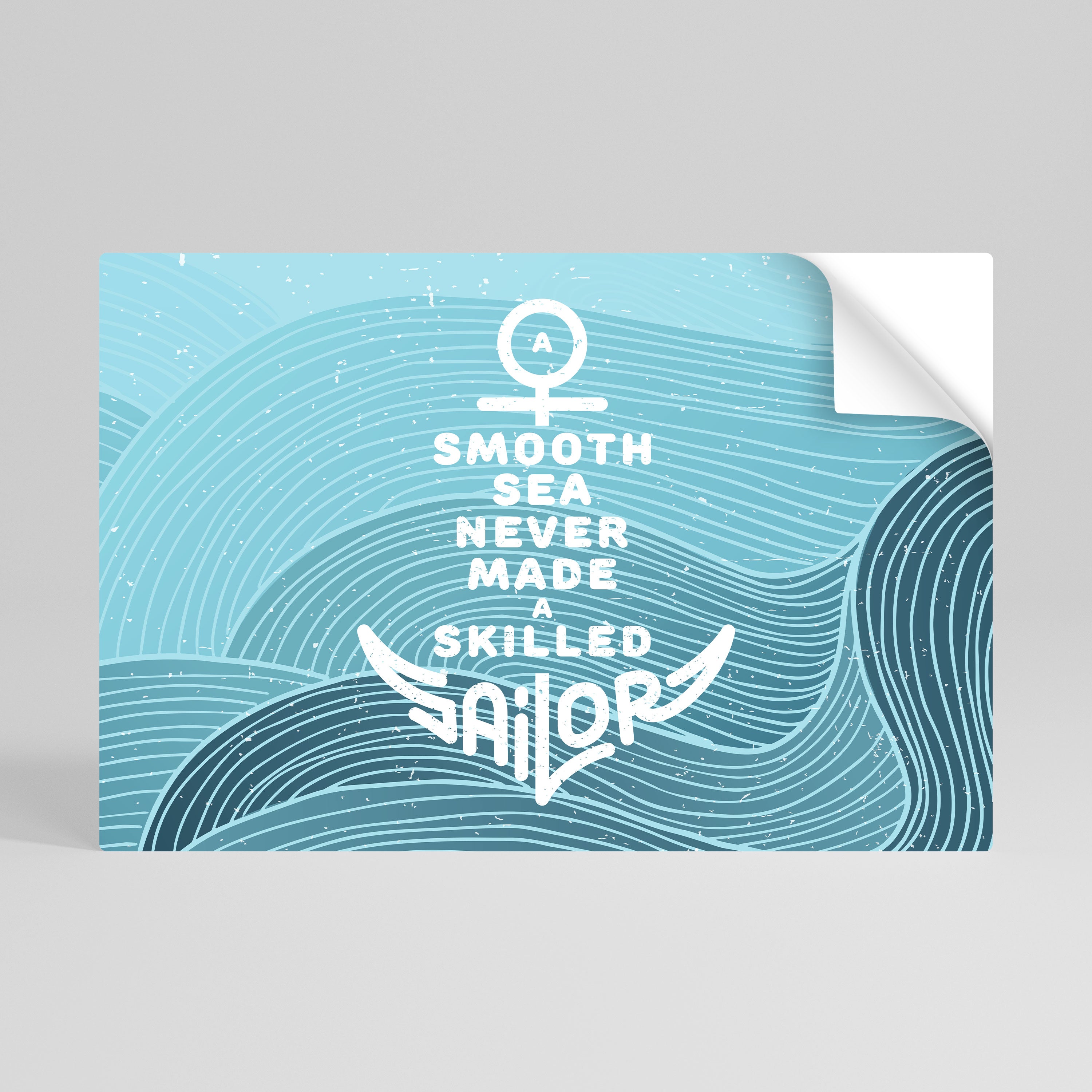 SKILLED SAILOR Naklejka/Plakat poziomy