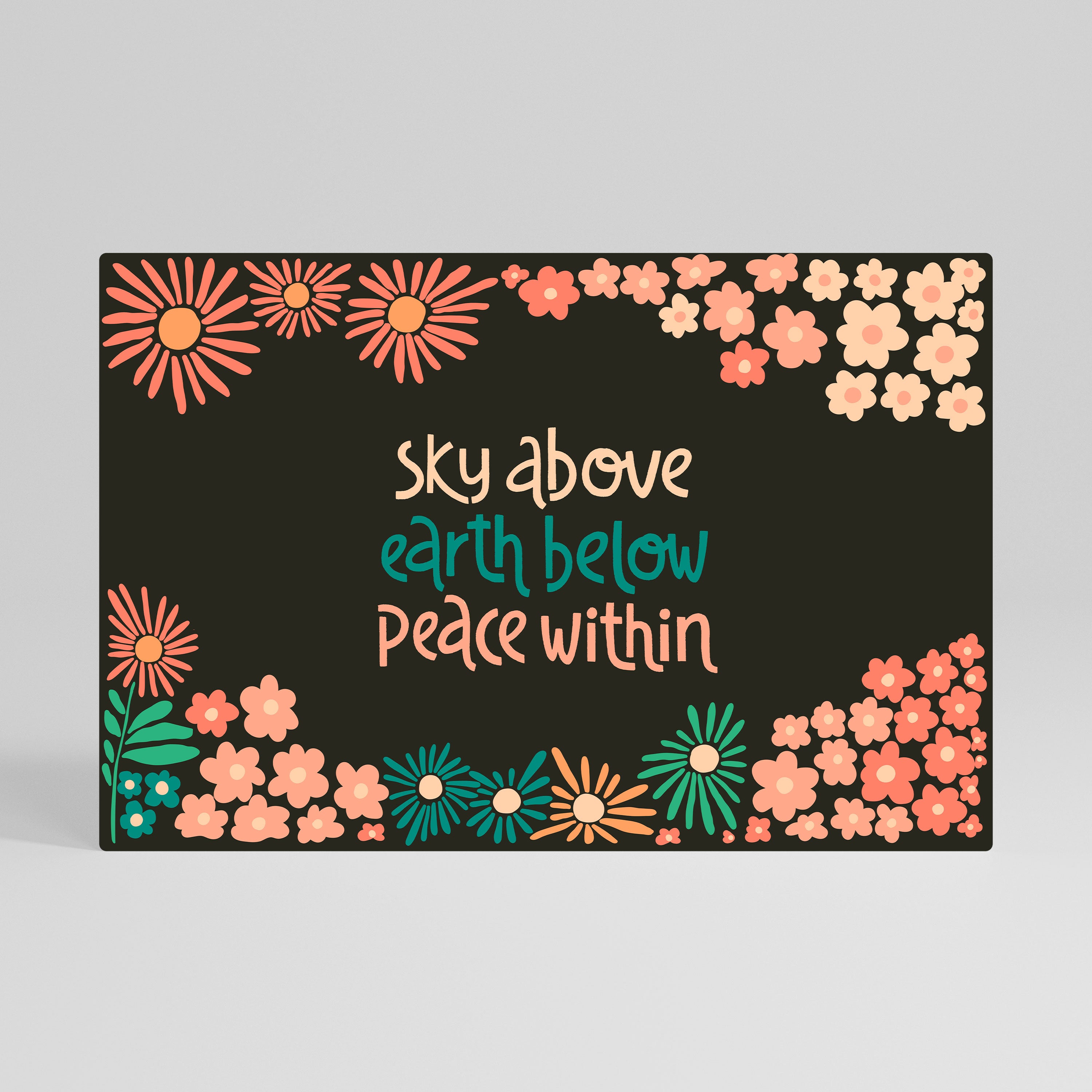 PEACE WITHIN - Obraz na płótnie (poziomy)