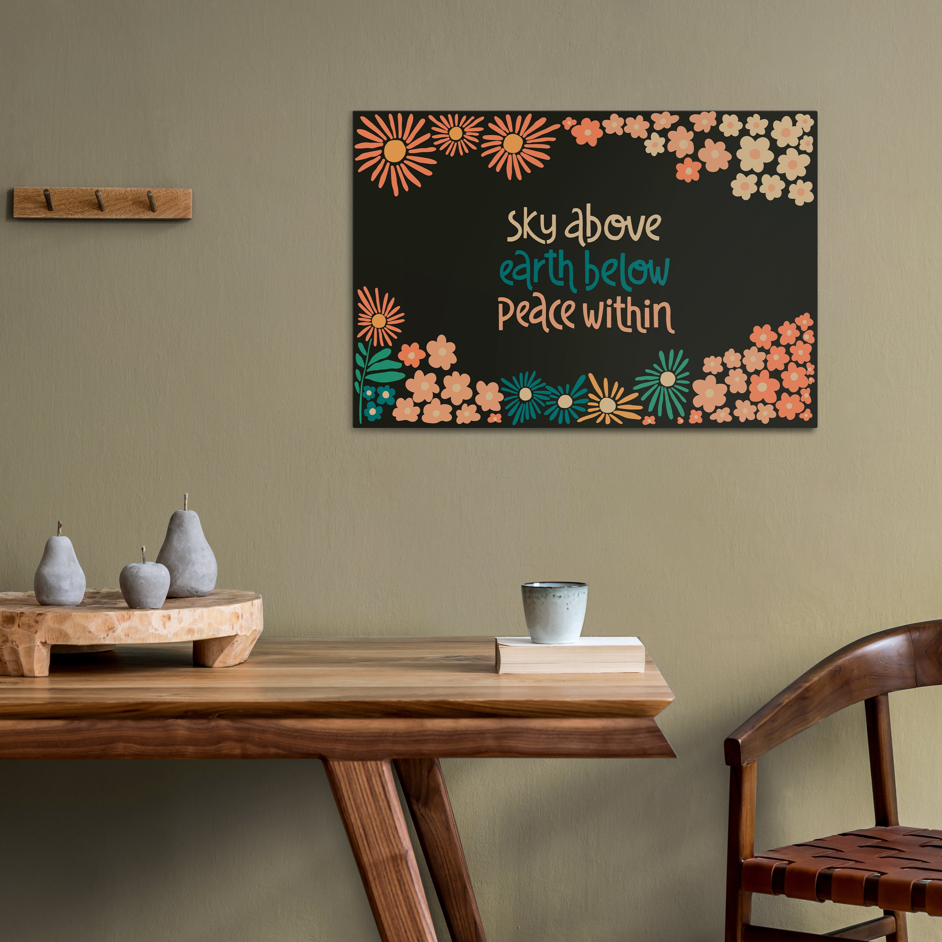 PEACE WITHIN - Obraz na płótnie (poziomy)