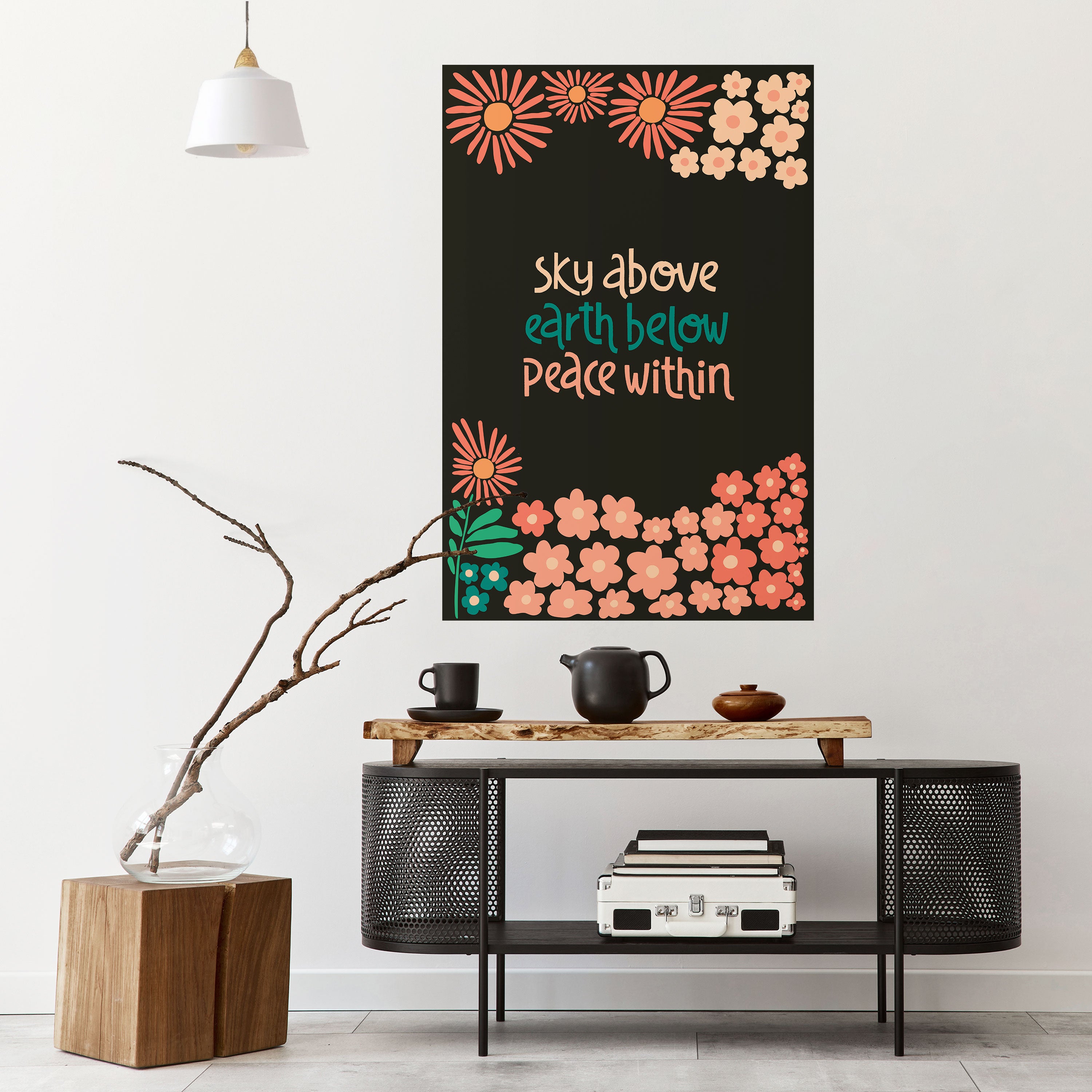 PEACE WITHIN Naklejka/Plakat pionowy