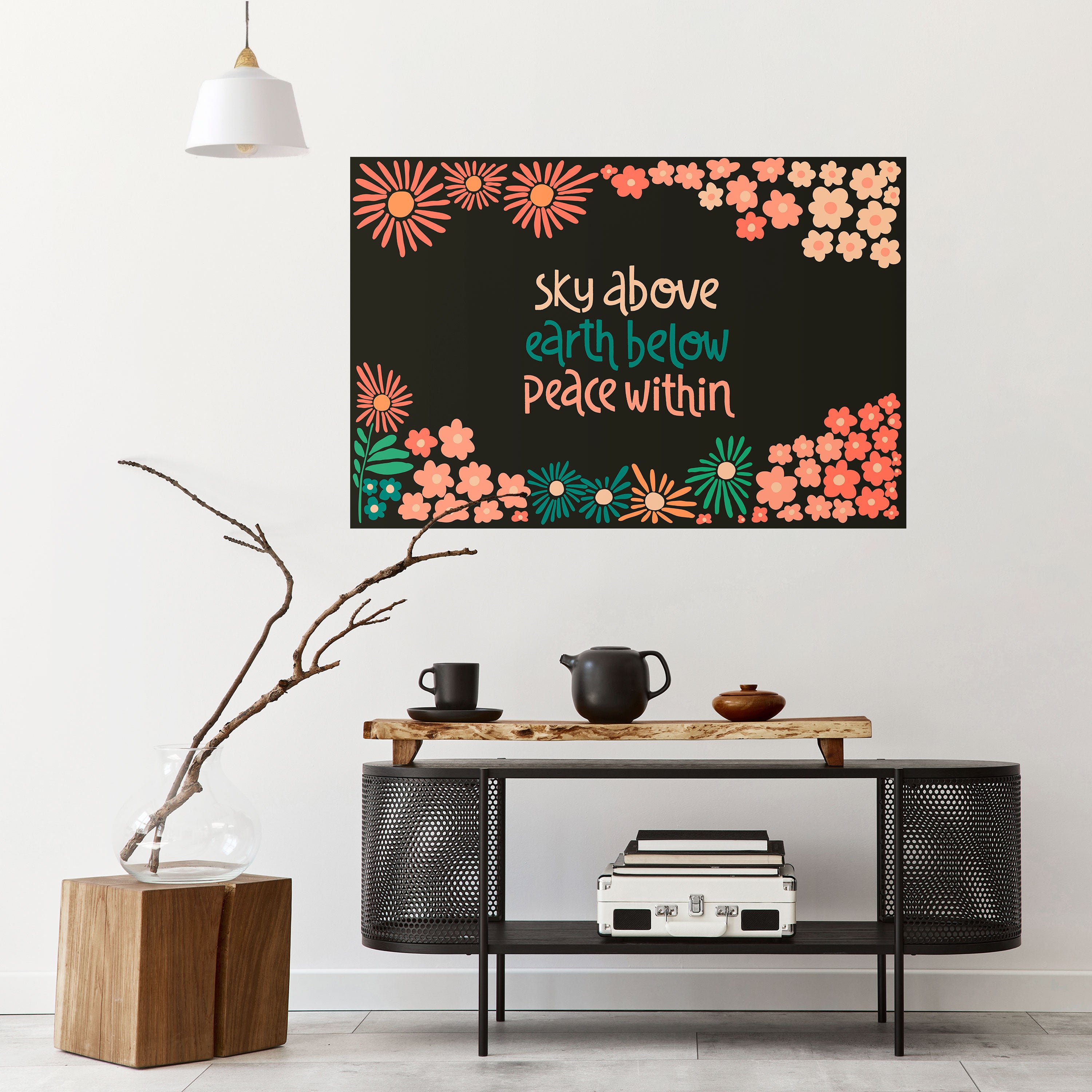 PEACE WITHIN Naklejka/Plakat poziomy