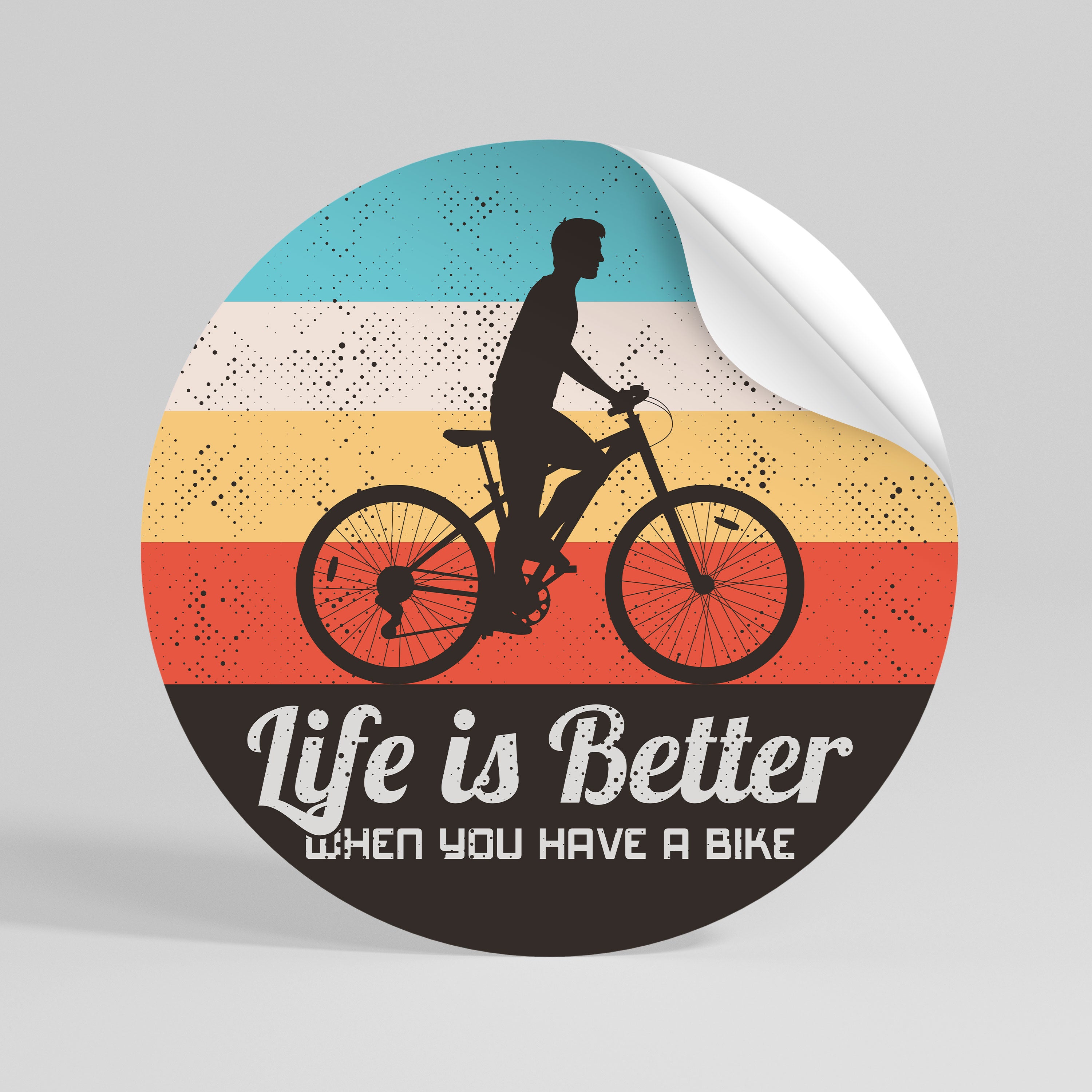 BETTER LIFE Naklejka - okrągła