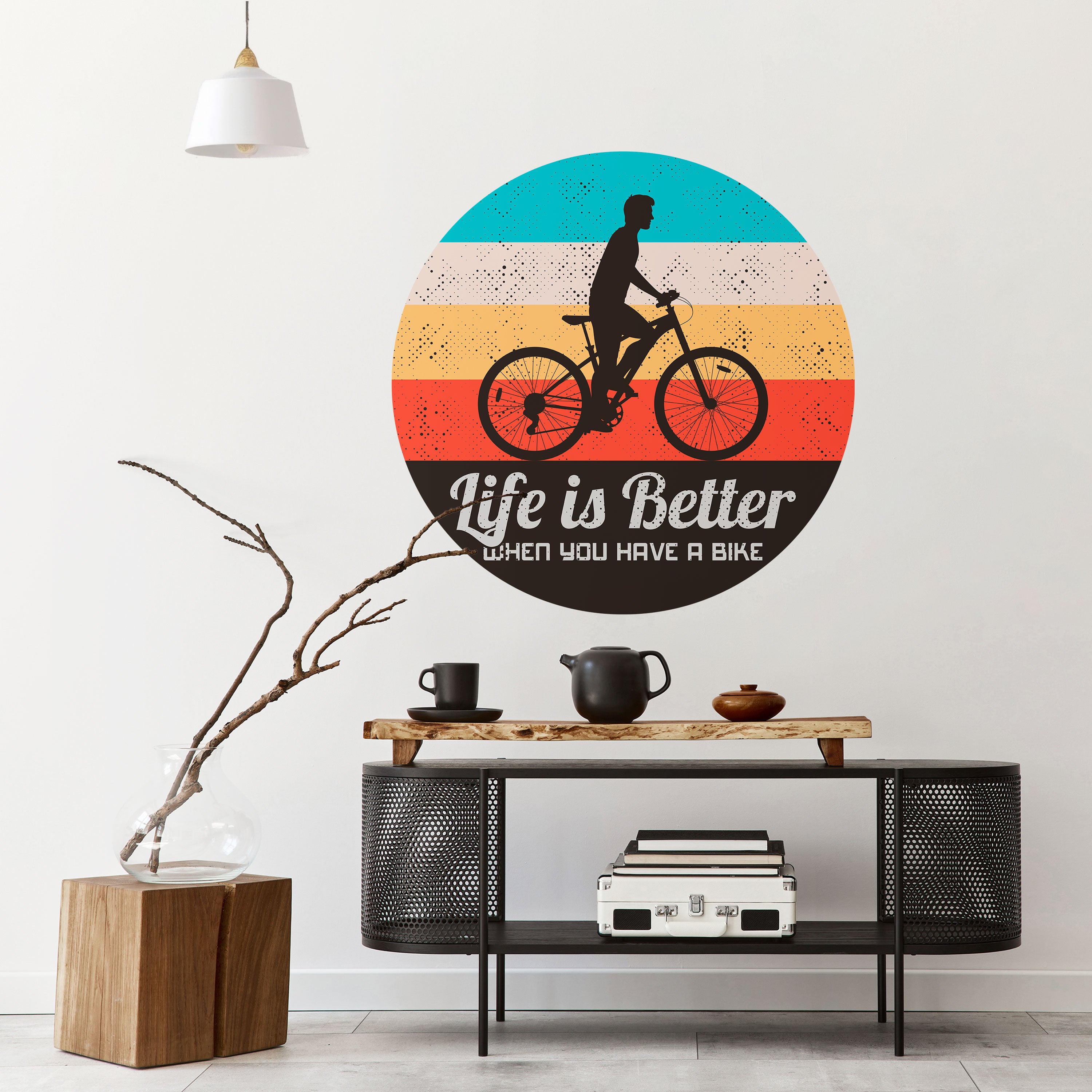 BETTER LIFE Naklejka okrągła