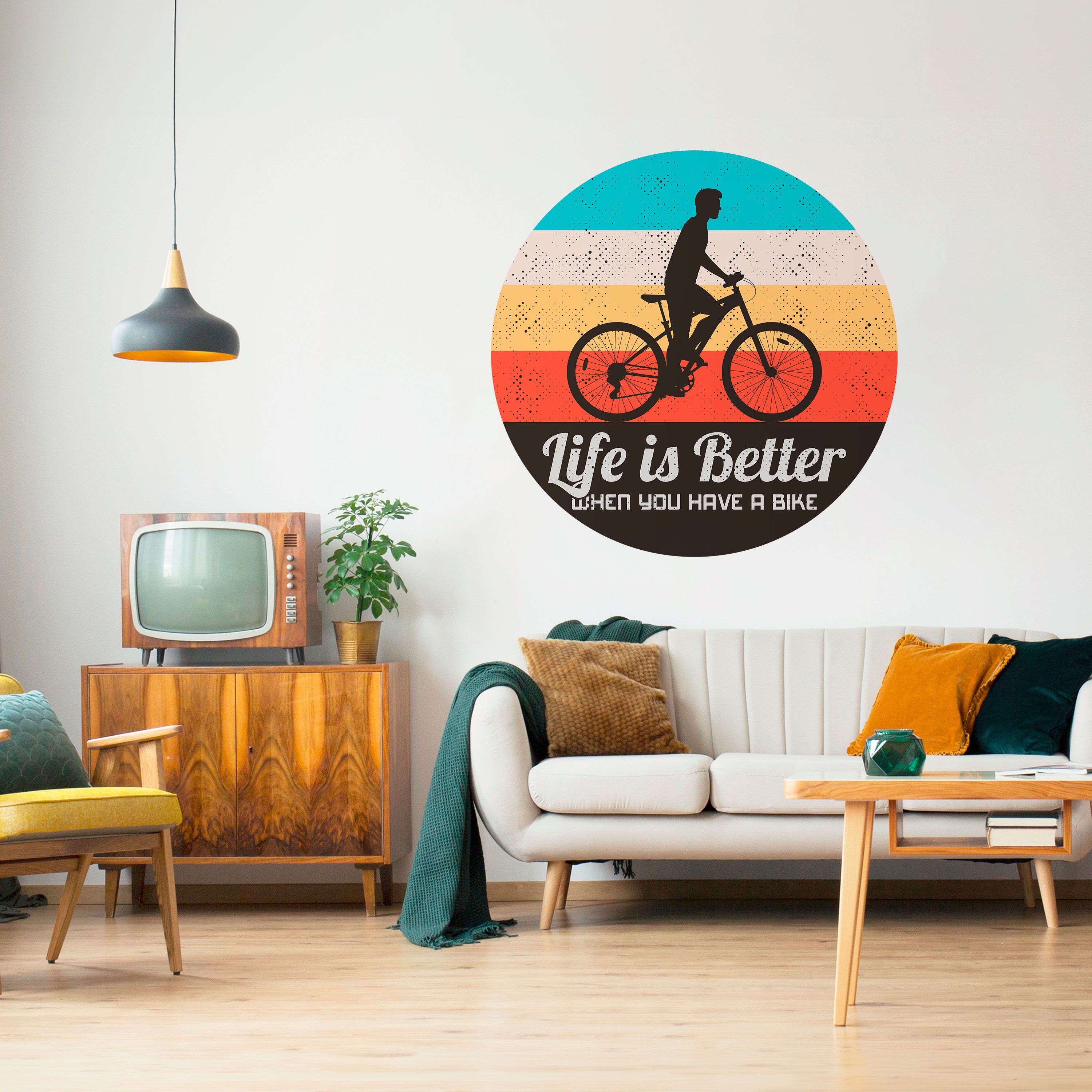 BETTER LIFE Naklejka okrągła