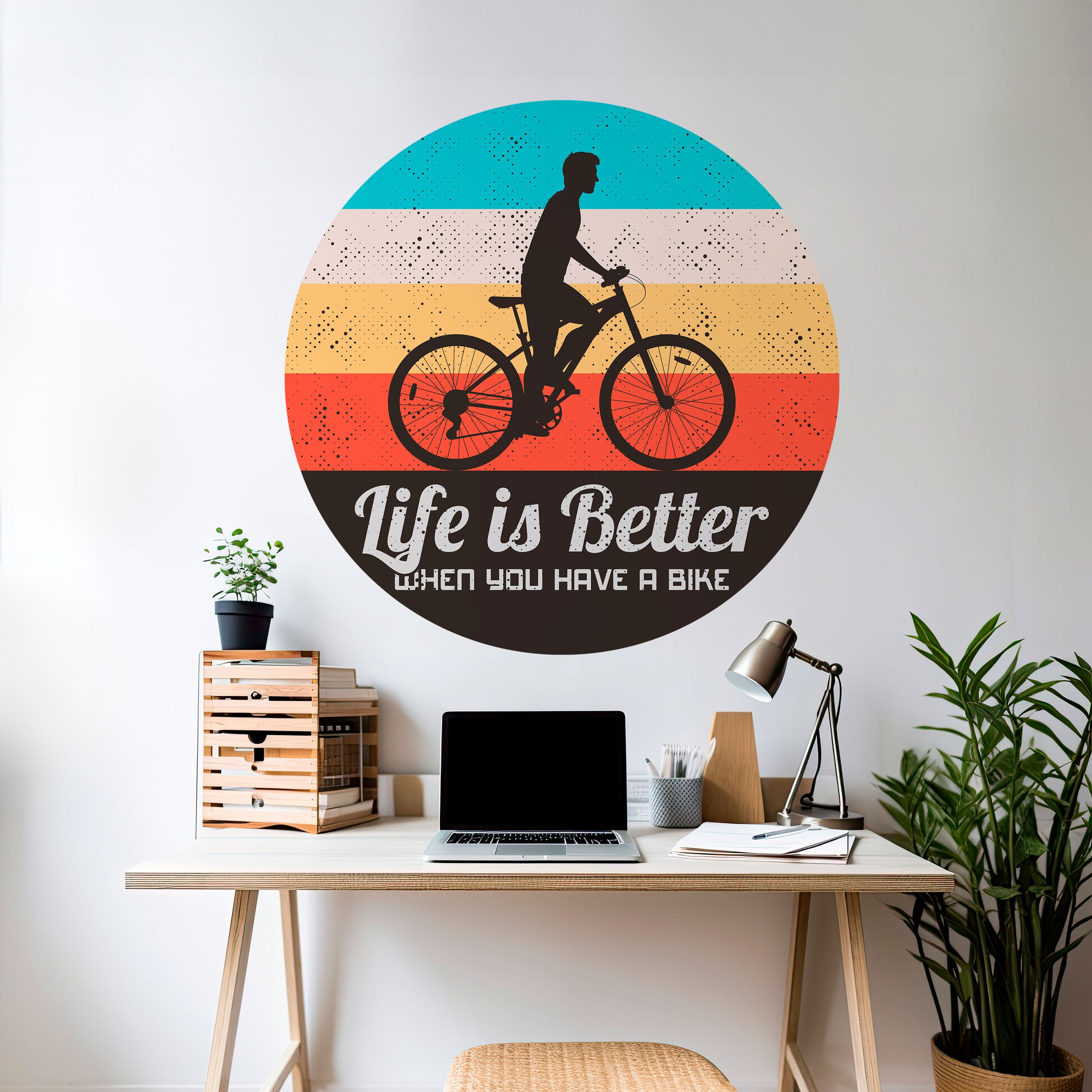 BETTER LIFE Naklejka okrągła