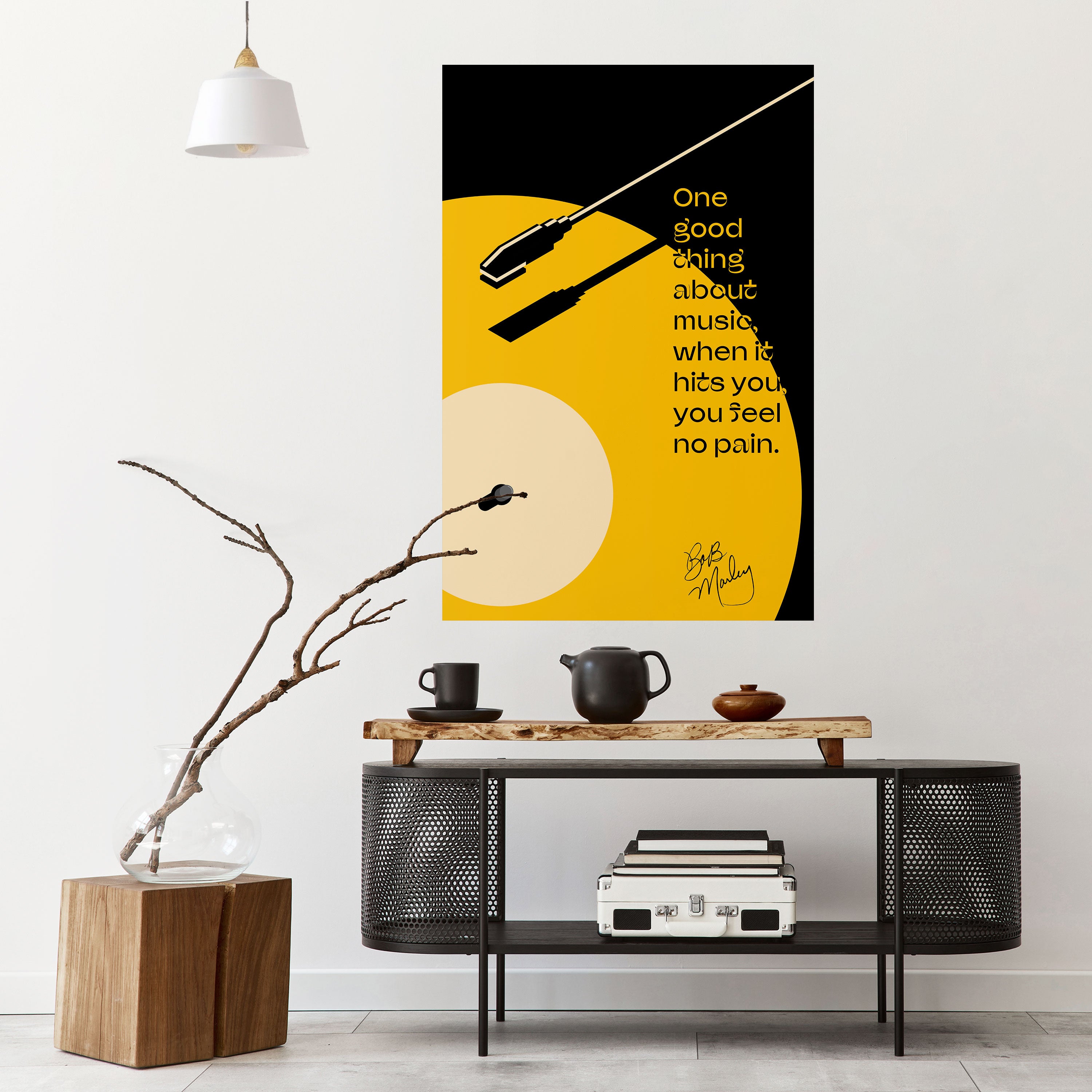 MUSIC - NO PAIN Naklejka/Plakat pionowy