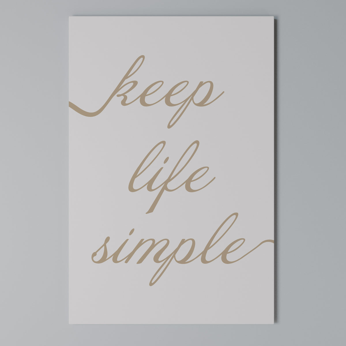MINIMALIST MANTRA Pionowy obraz na płótnie