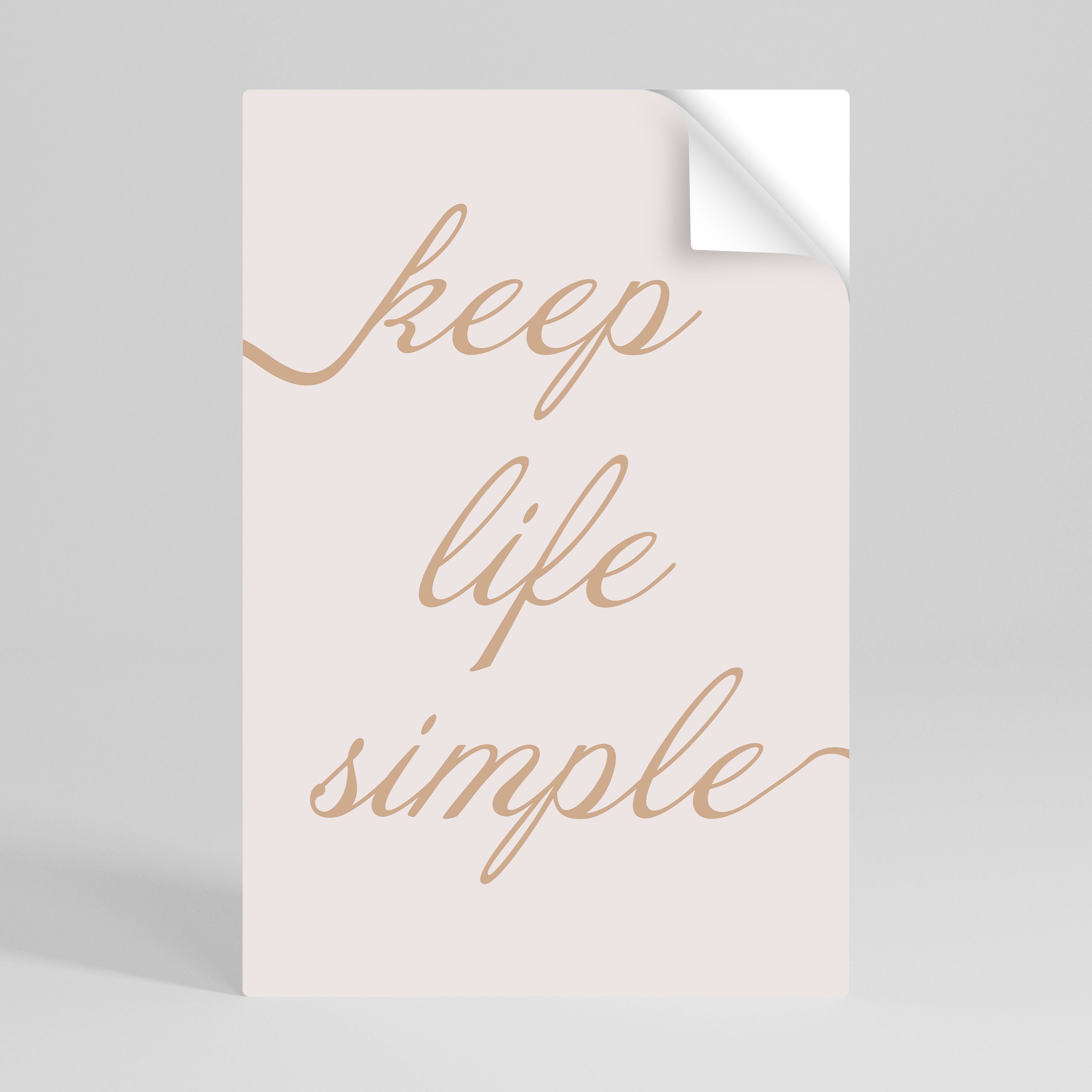 MINIMALIST MANTRA Naklejka/Plakat pionowy