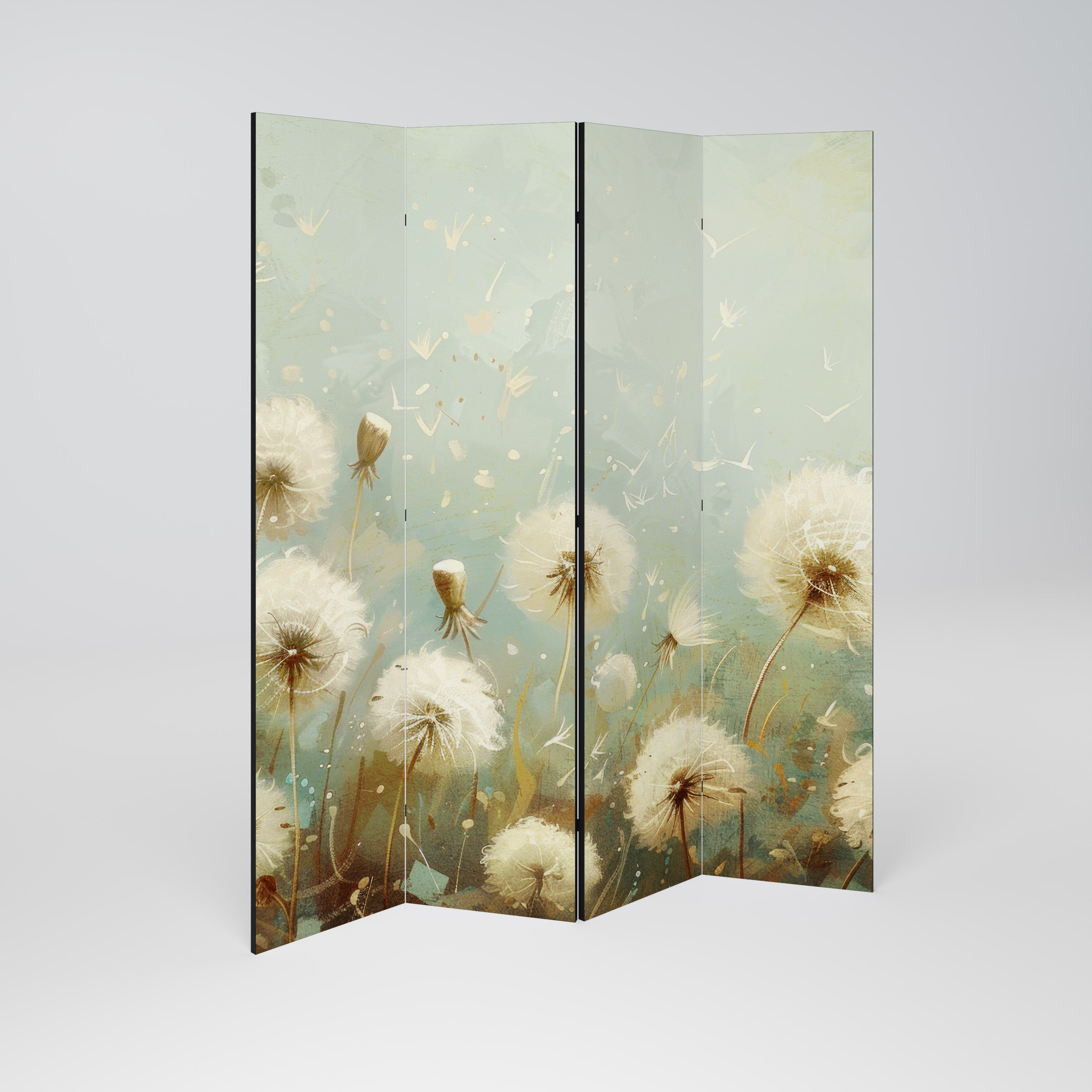 DREAMY MEADOW Dekoracyjny parawan 4-skrzydłowy