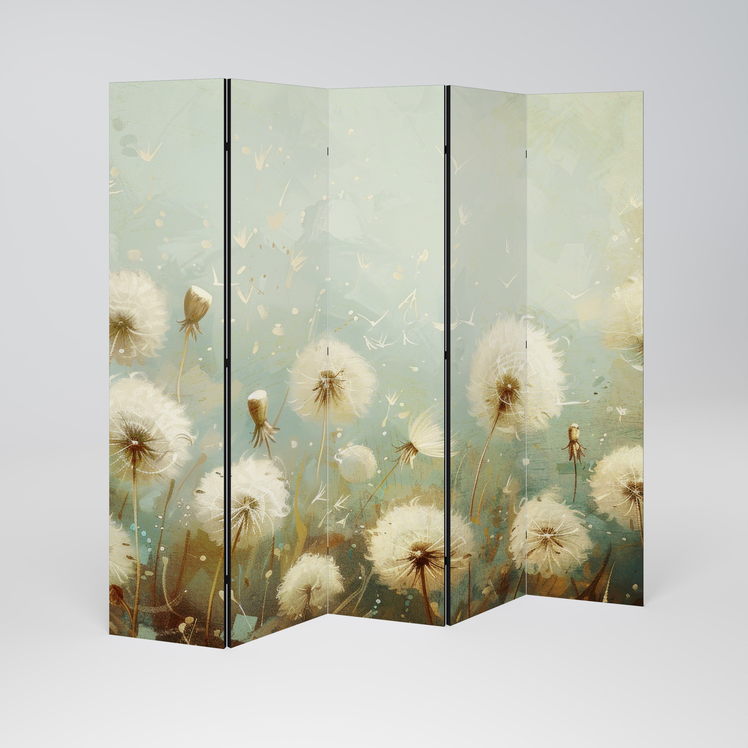 DREAMY MEADOW Dekoracyjny parawan 5-skrzydłowy