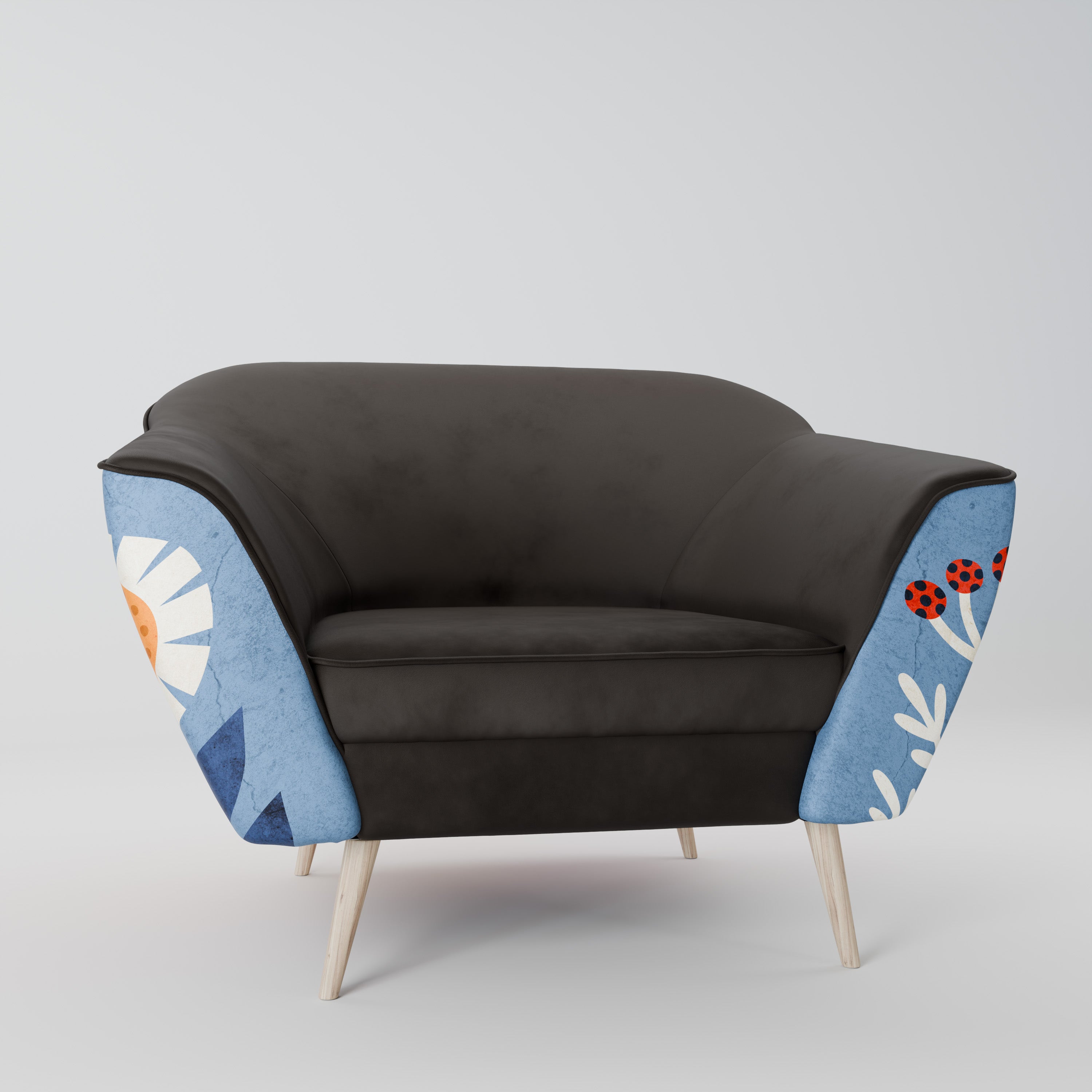 SCANDIC FLOWERET Fotel AURORA