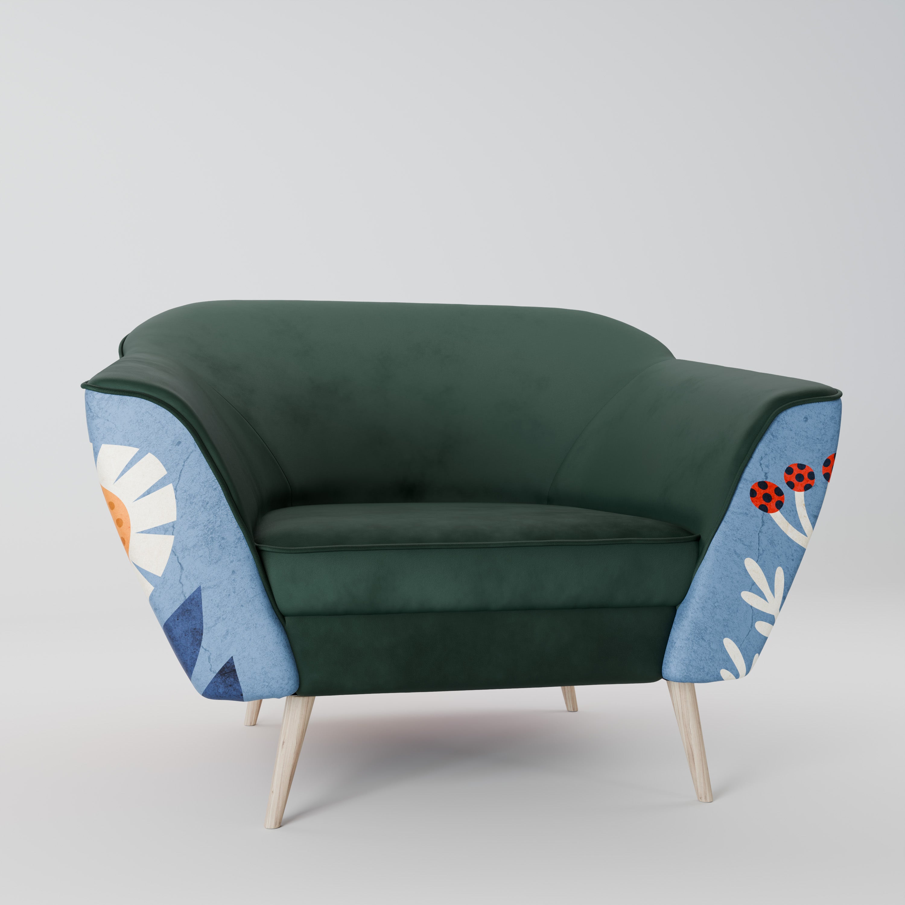 SCANDIC FLOWERET Fotel AURORA