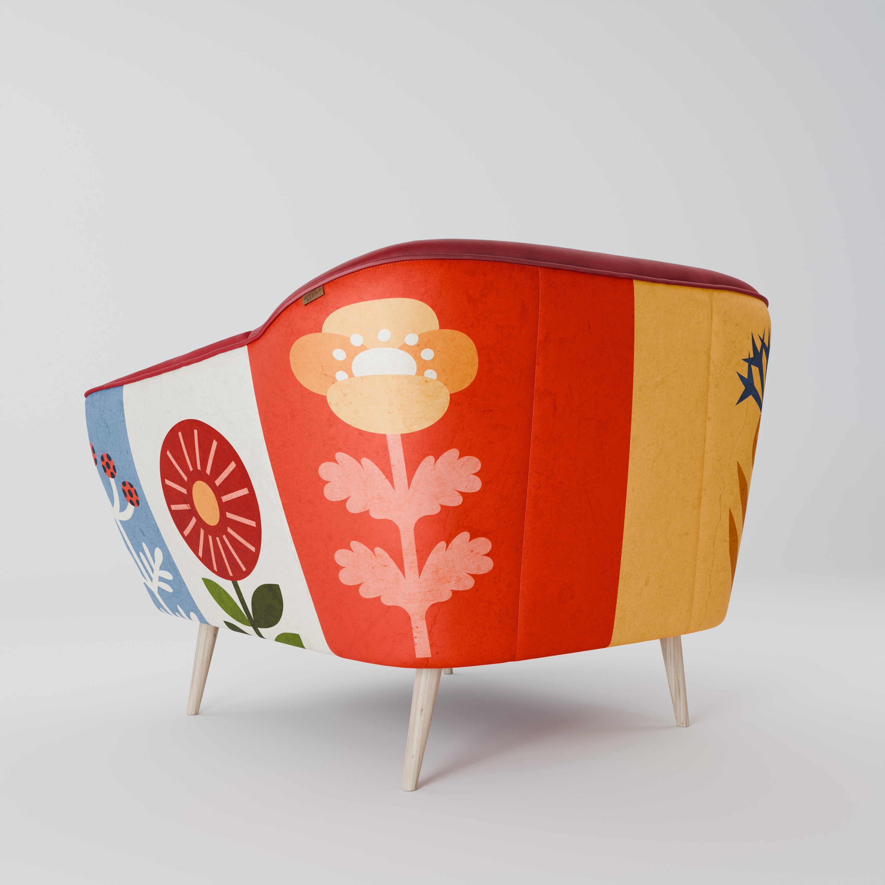 SCANDIC FLOWERET Fotel AURORA