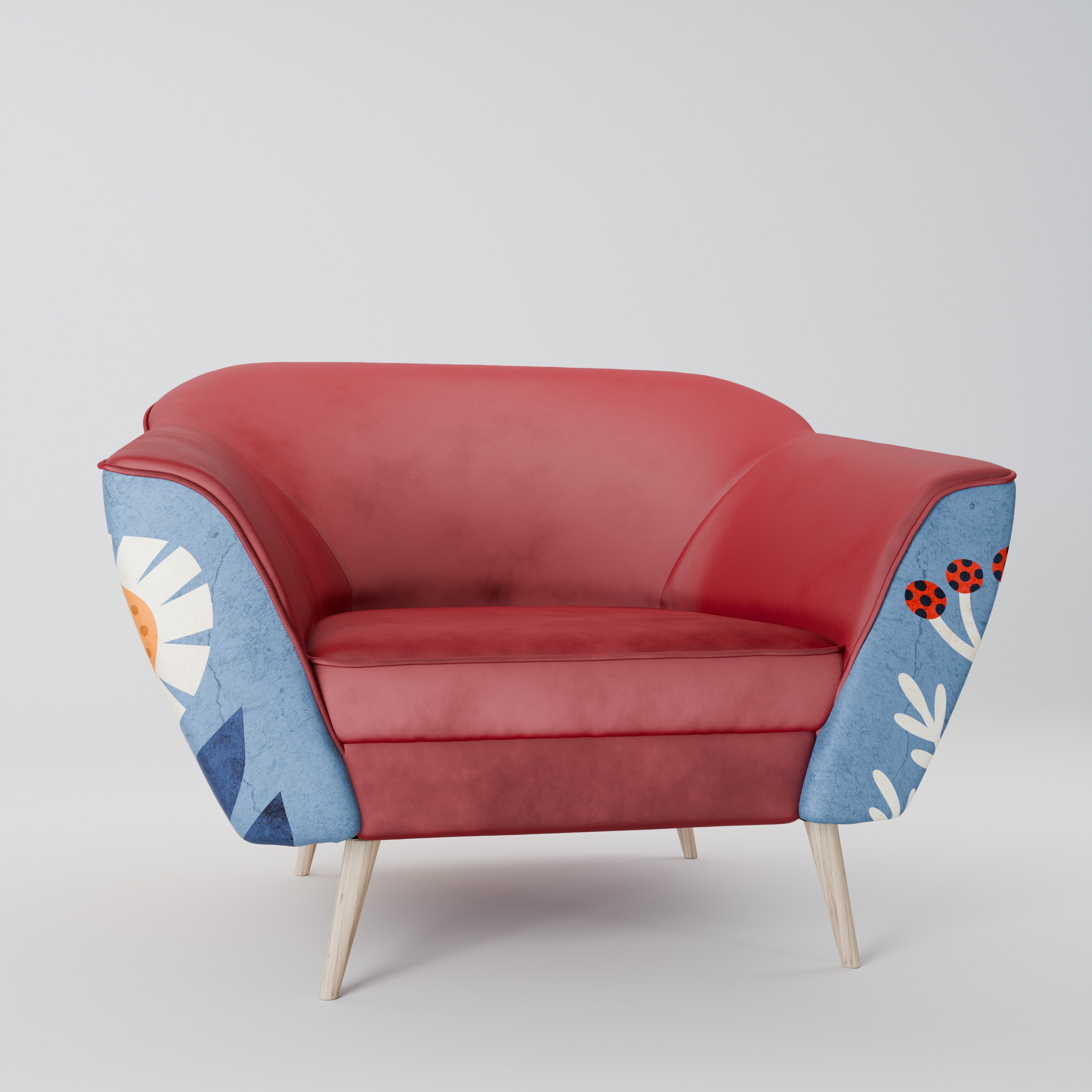 SCANDIC FLOWERET Fotel AURORA