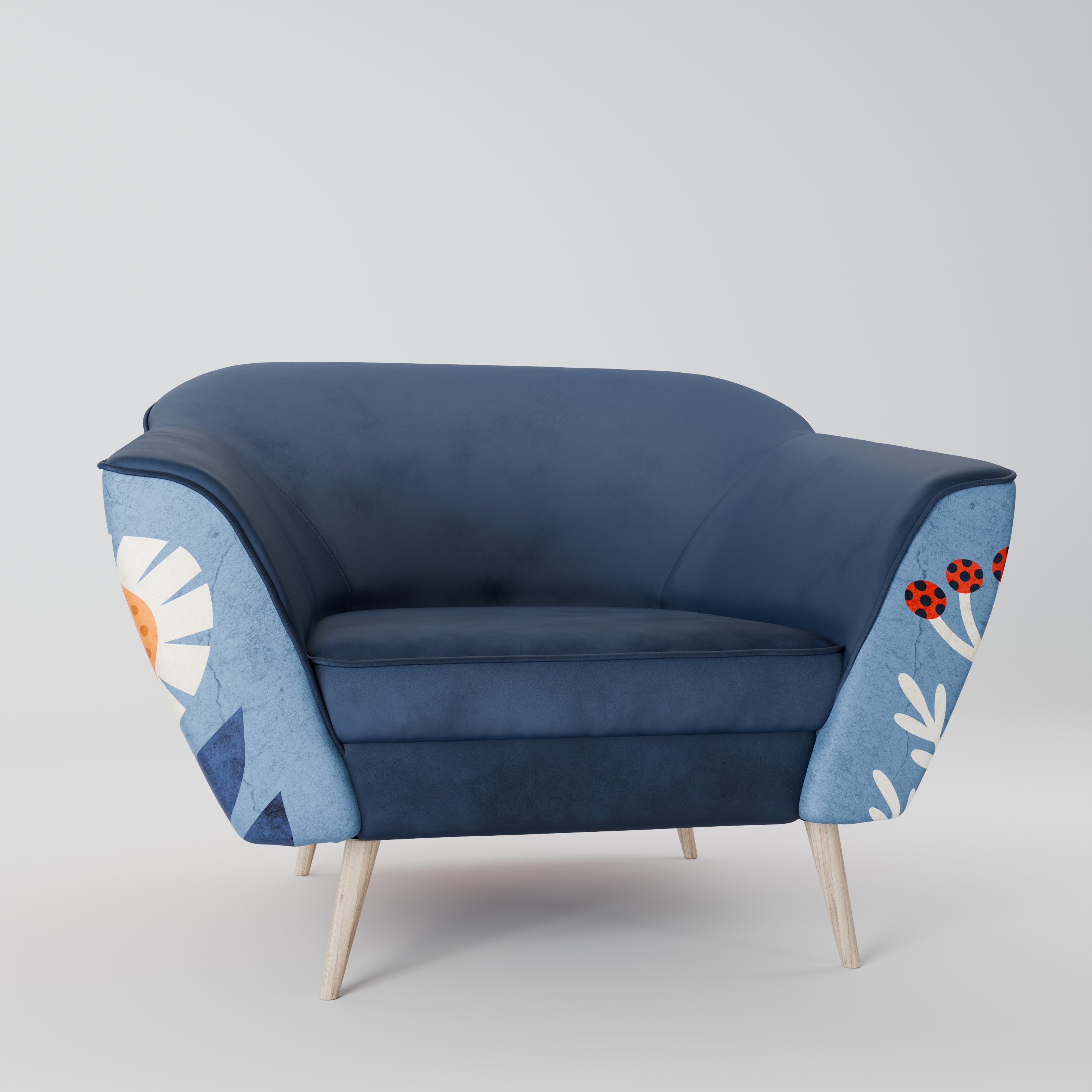 SCANDIC FLOWERET Fotel AURORA