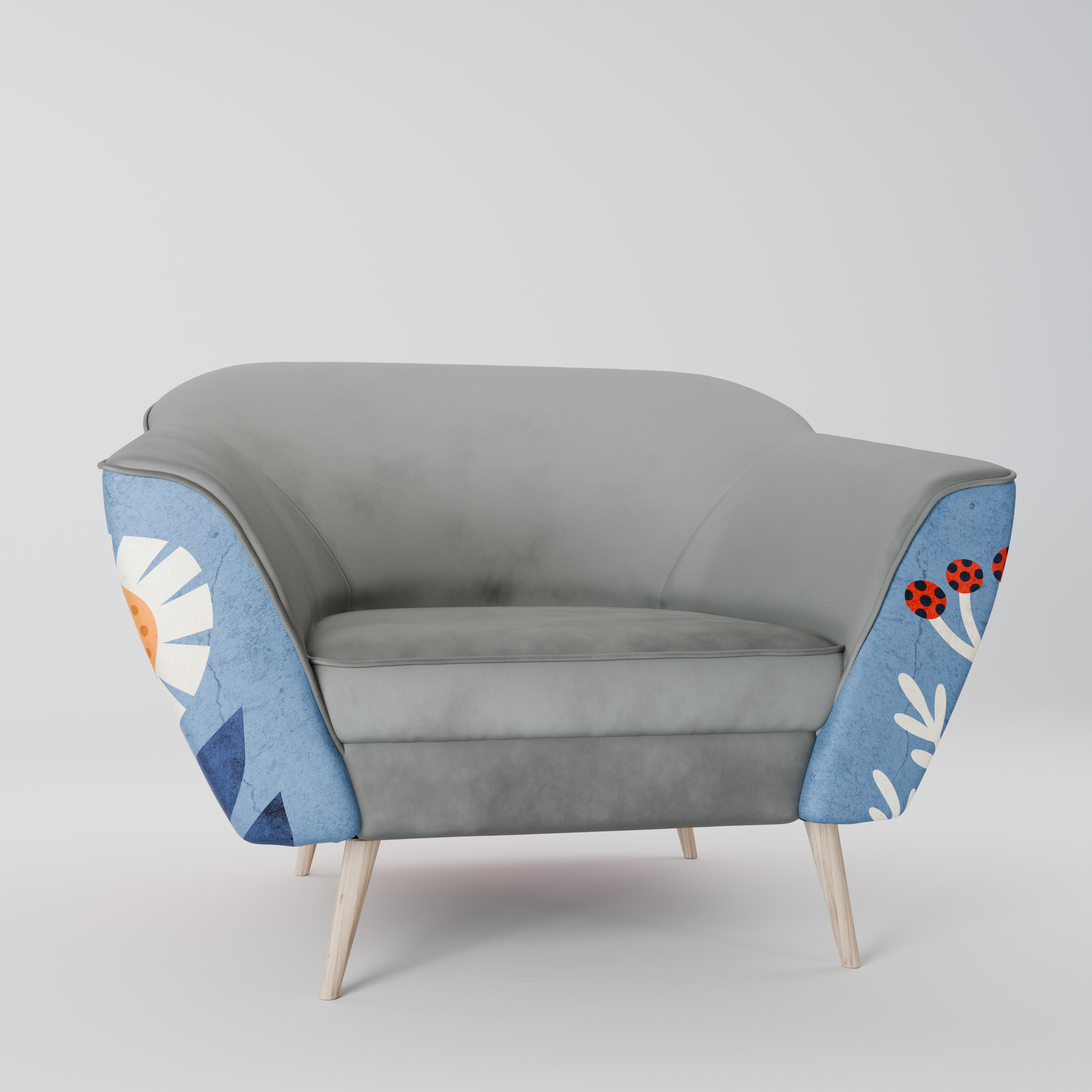 SCANDIC FLOWERET Fotel AURORA
