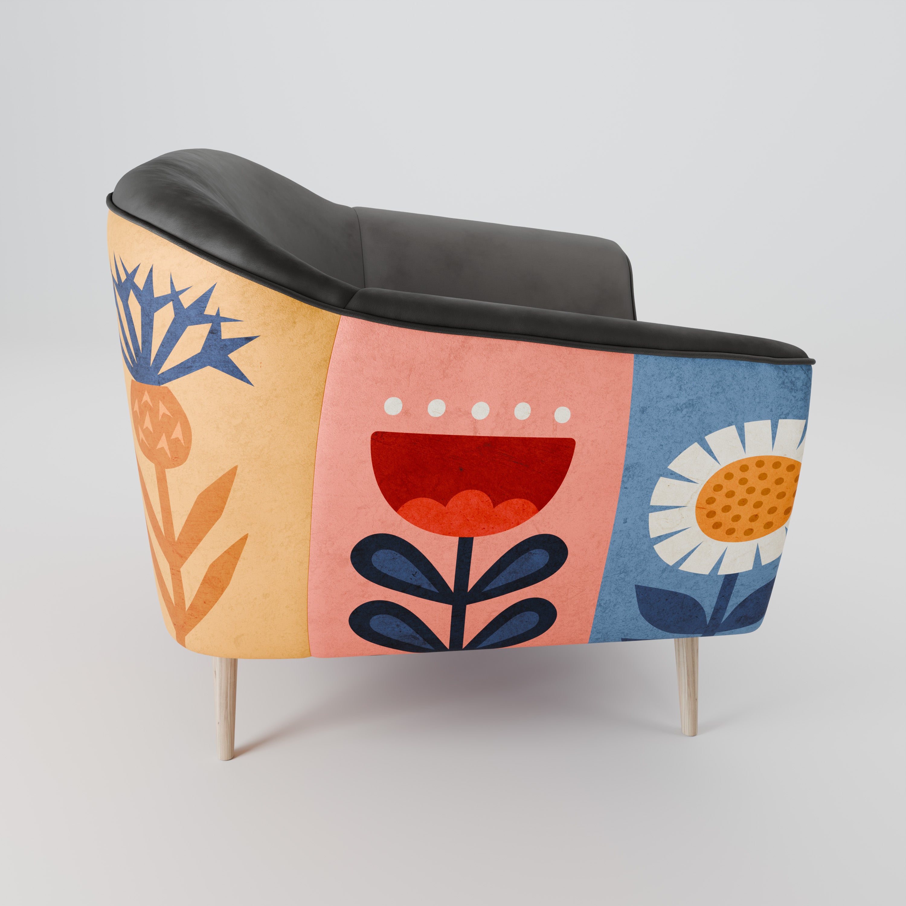 SCANDIC FLOWERET Fotel AURORA