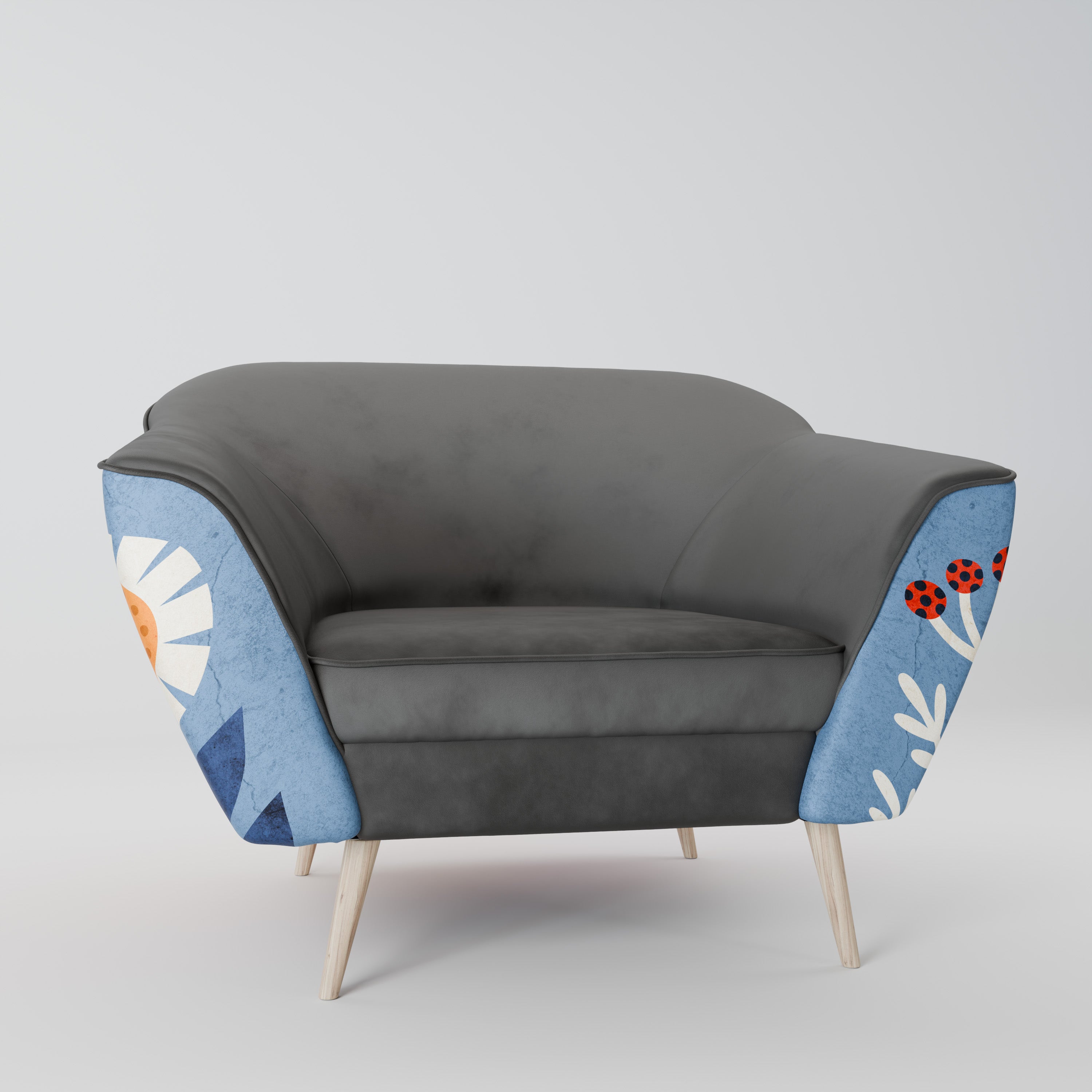 SCANDIC FLOWERET Fotel AURORA