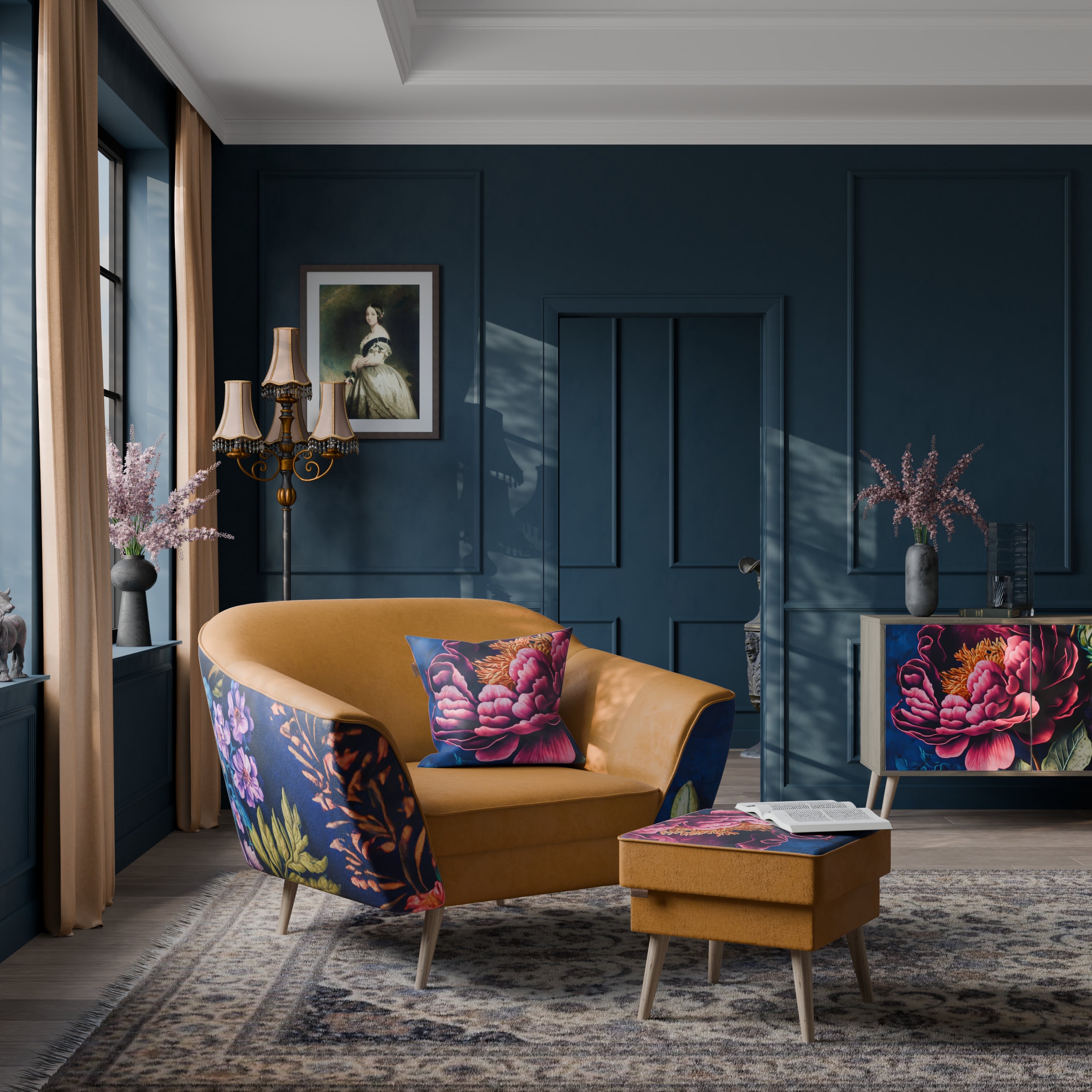 BLOOMING ELEGANCE Fotel AURORA