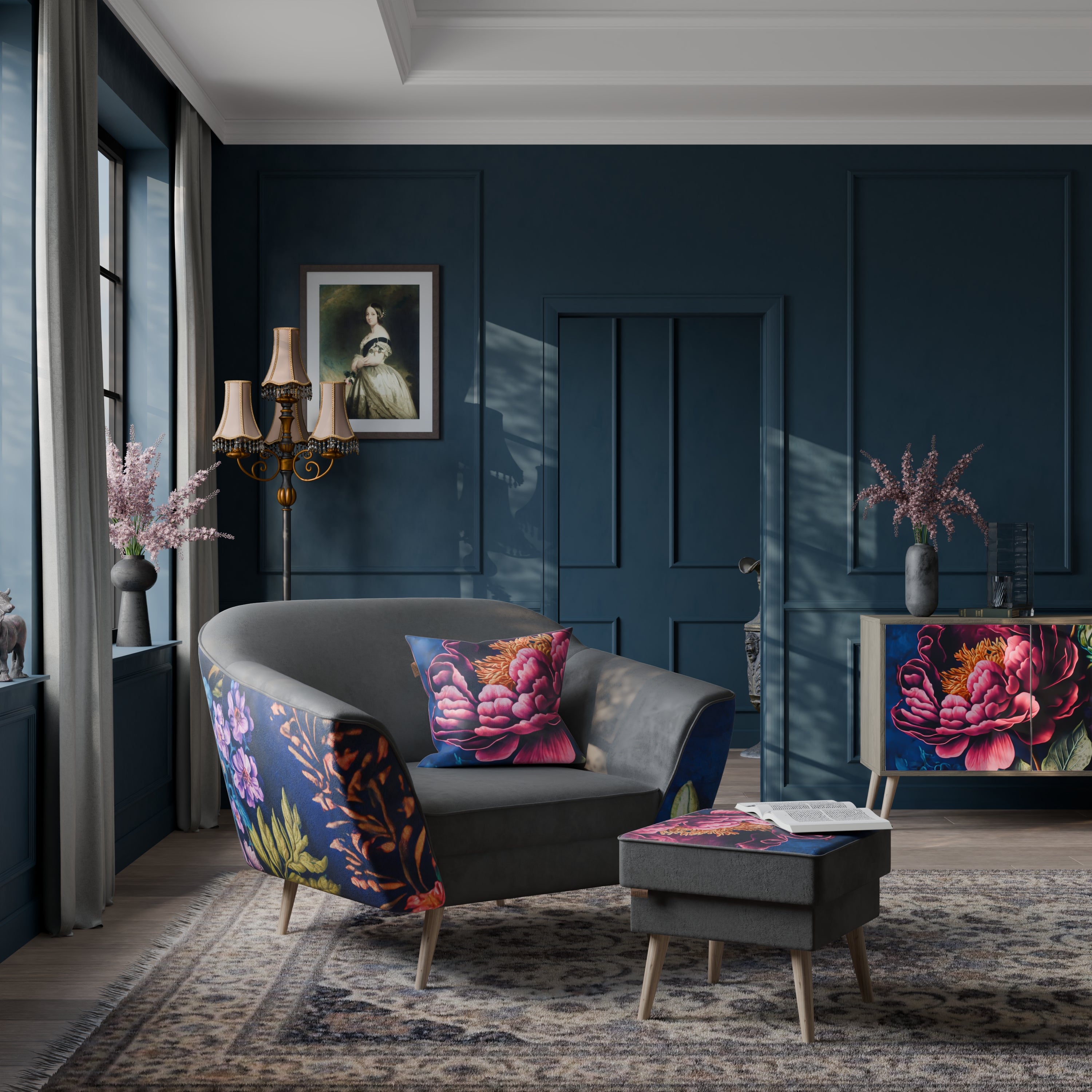 BLOOMING ELEGANCE Fotel AURORA
