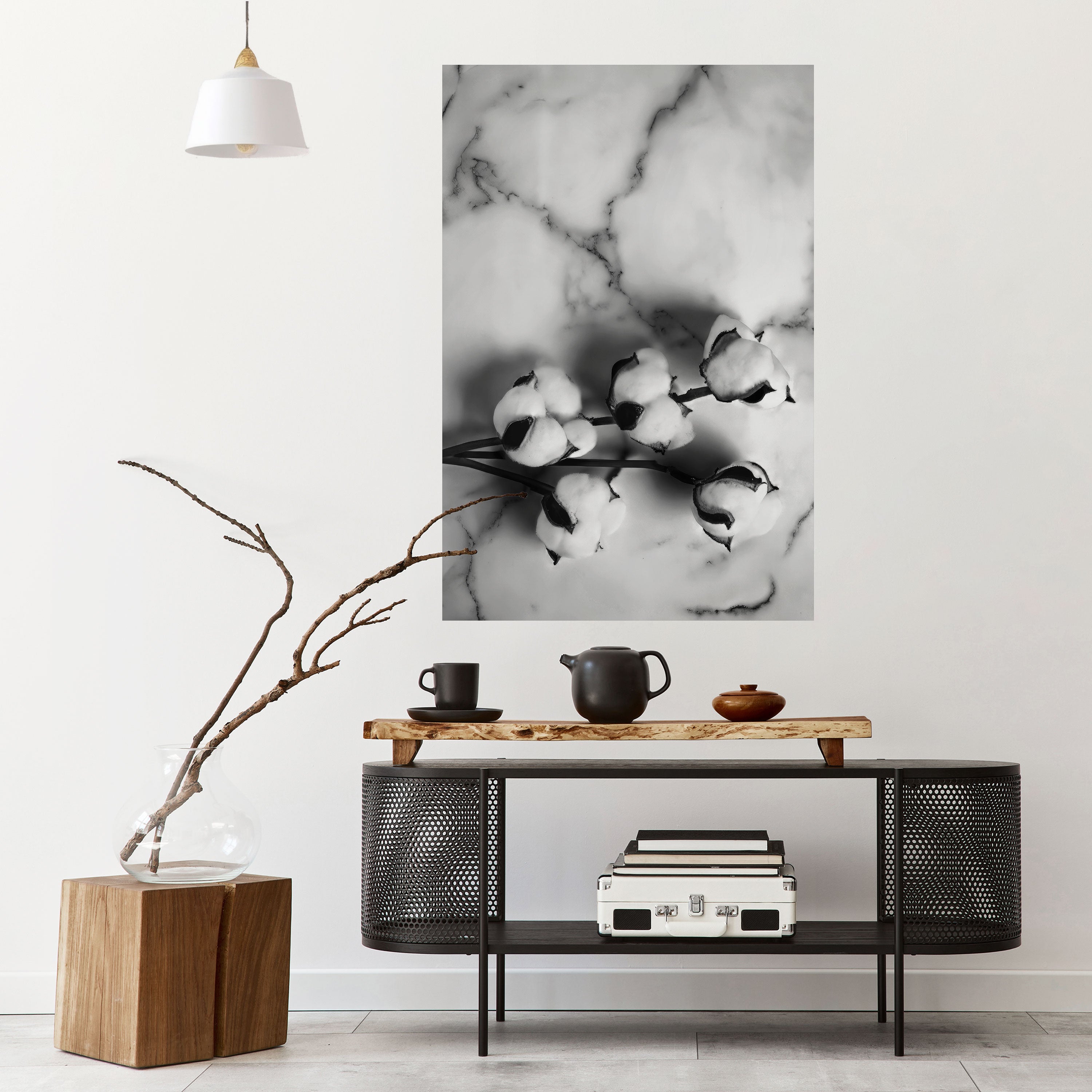 MONOCHROME COTTON DREAMS Naklejka/Plakat pionowy