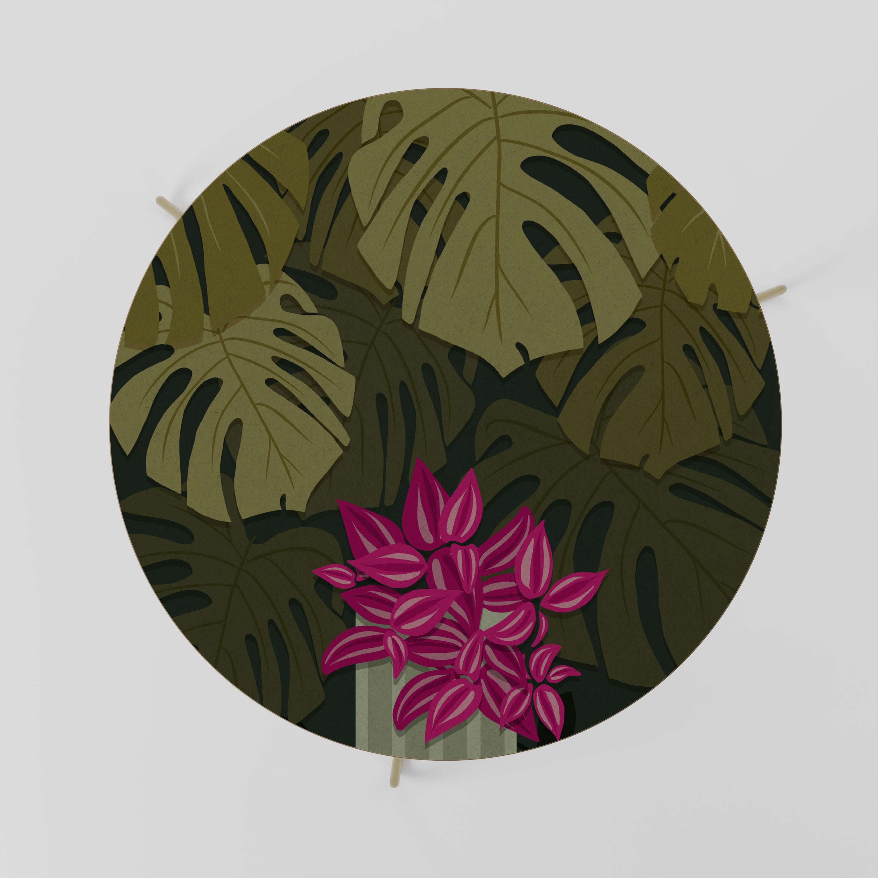 TROPICAL BEAUTY Stolik kawowy duży