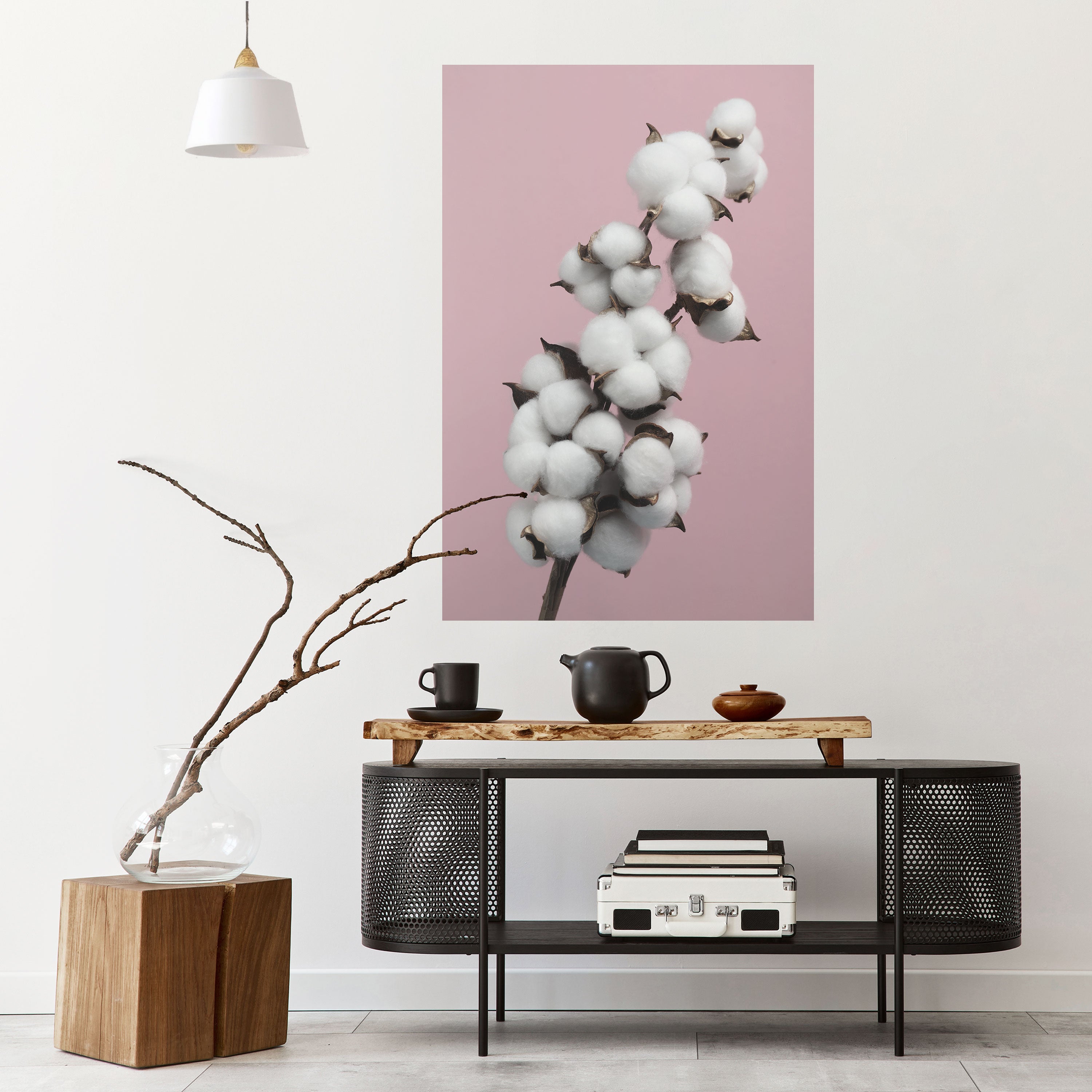 COTTON CLOUDS WHISPER Naklejka/Plakat pionowy