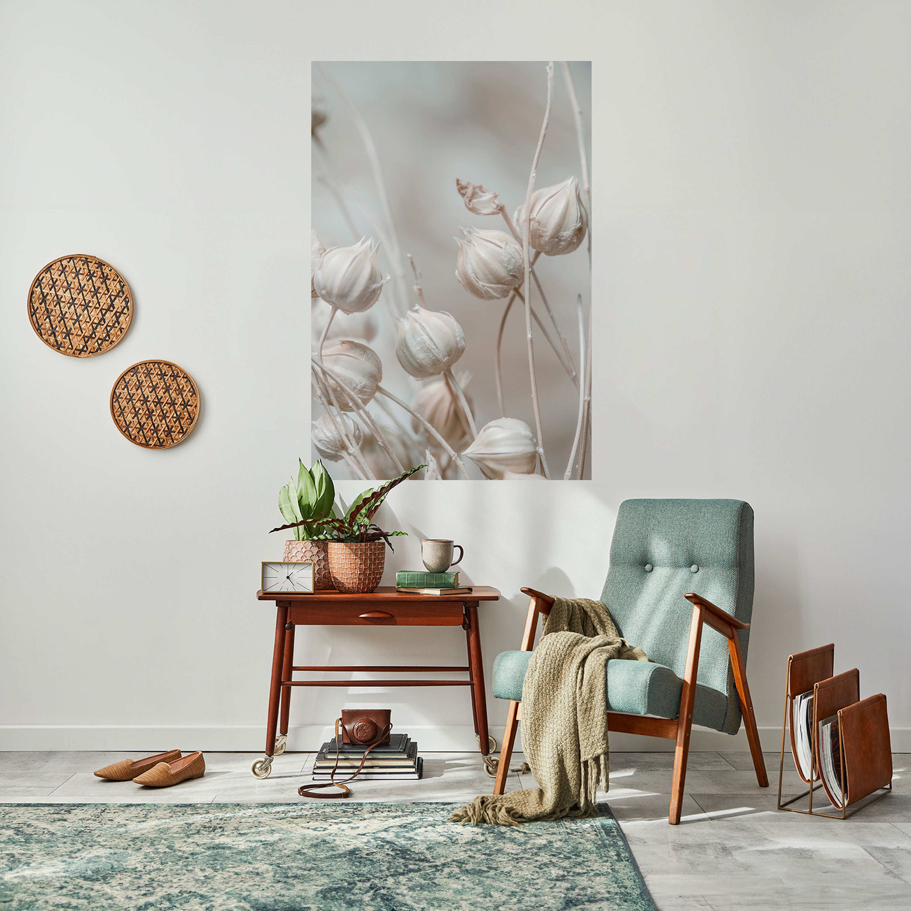 TRANQUIL BLOOMING VISION Naklejka/Plakat pionowy