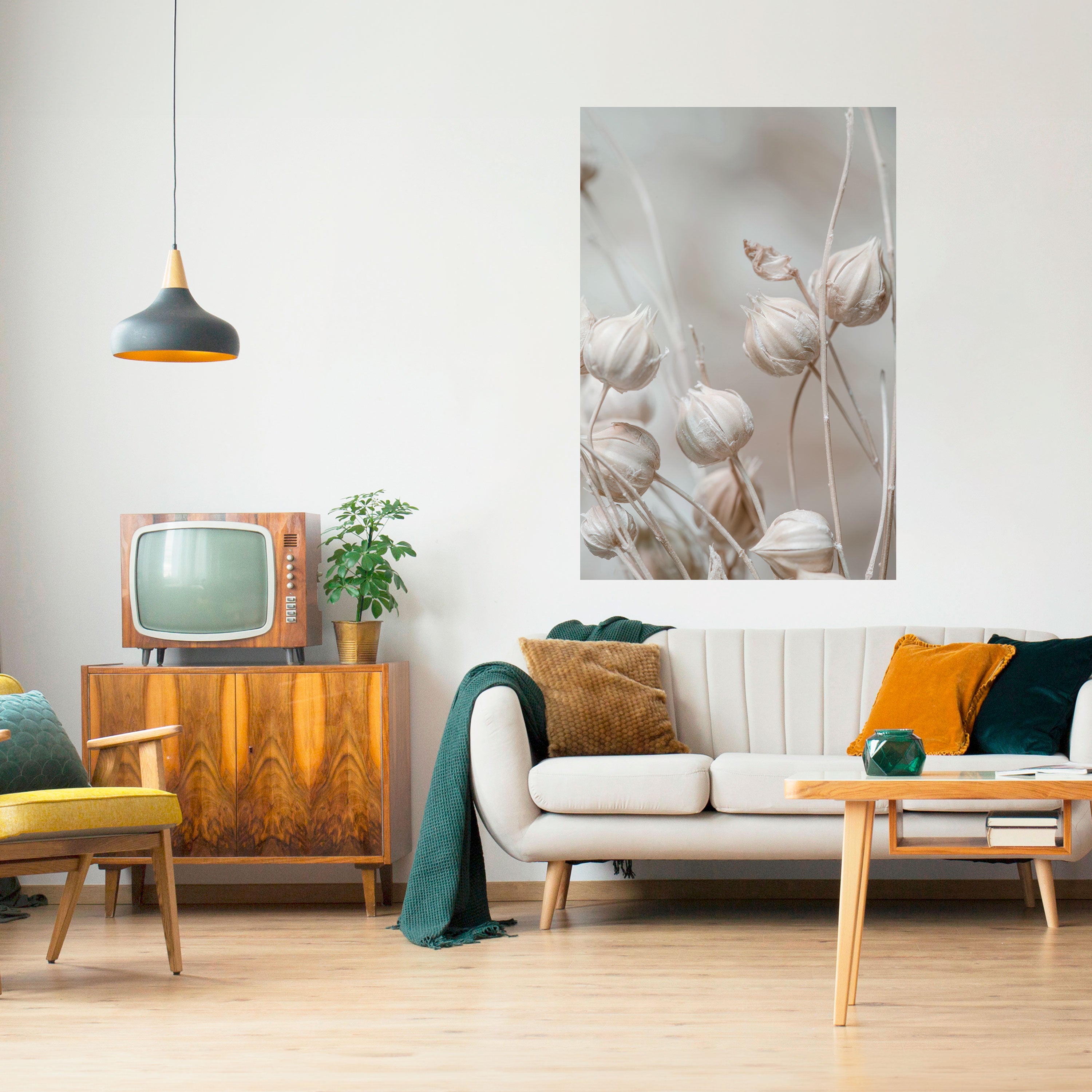 TRANQUIL BLOOMING VISION Naklejka/Plakat pionowy