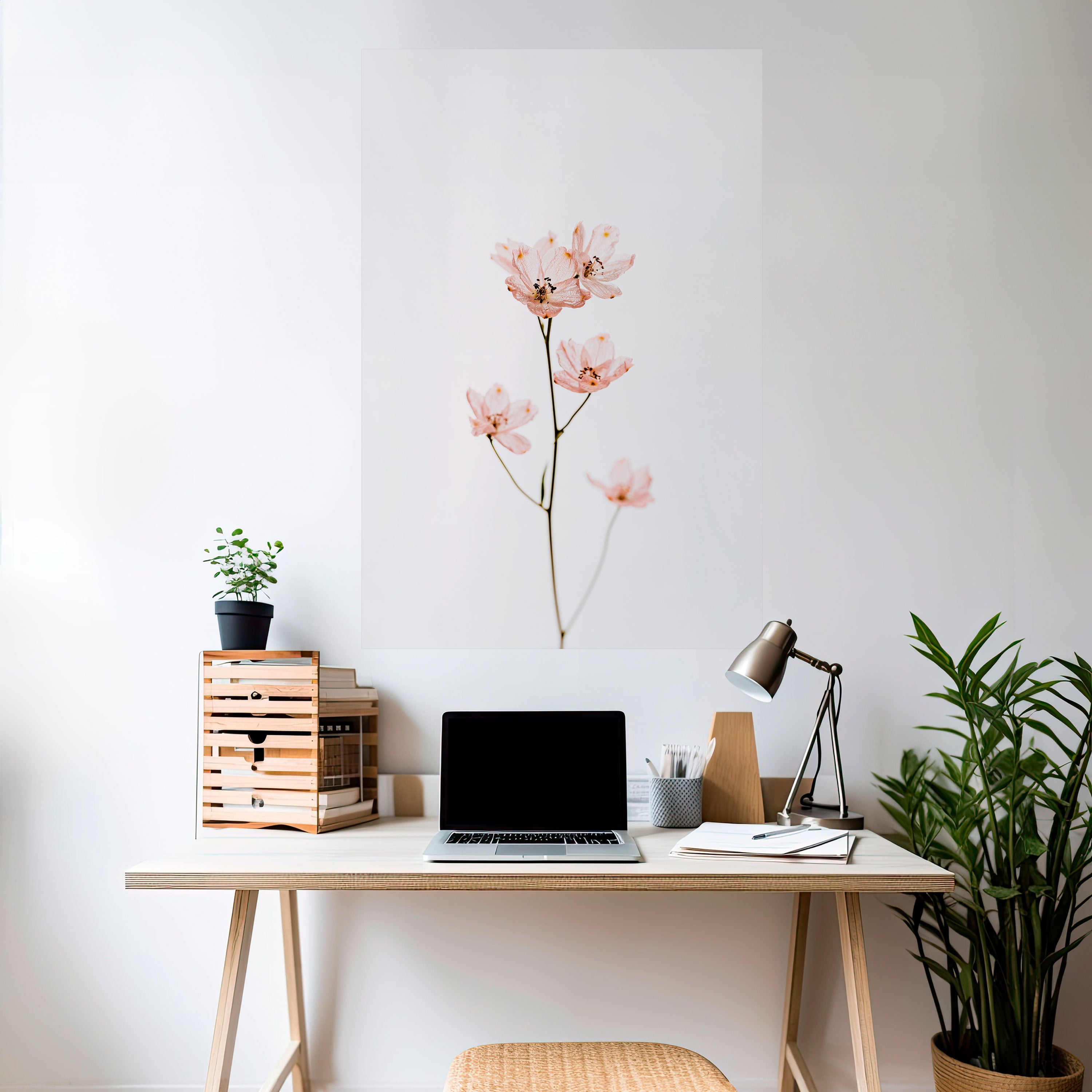 WHISPERS OF PINK Naklejka/Plakat pionowy