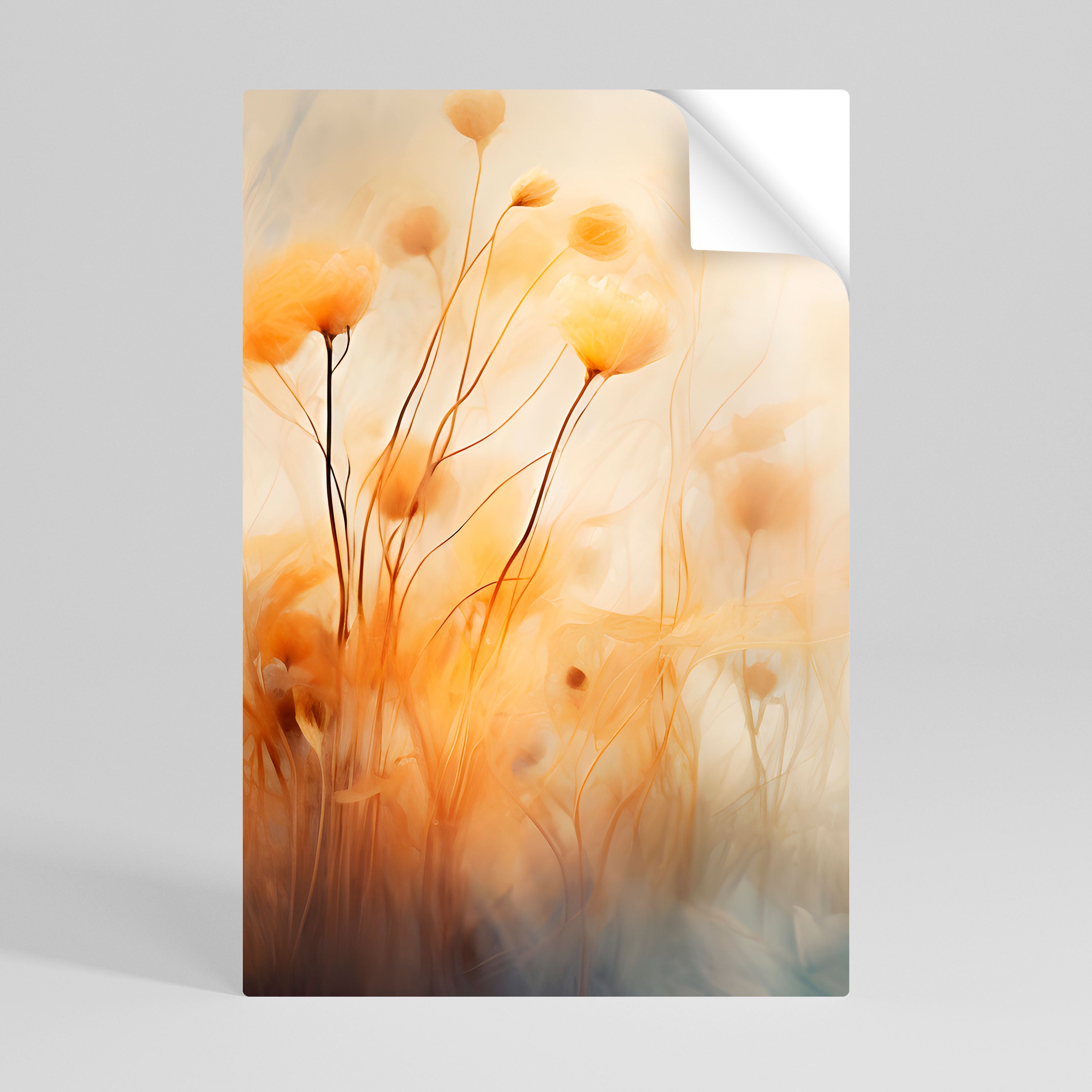 GOLDEN HUE EMBRACE Naklejka/Plakat pionowy