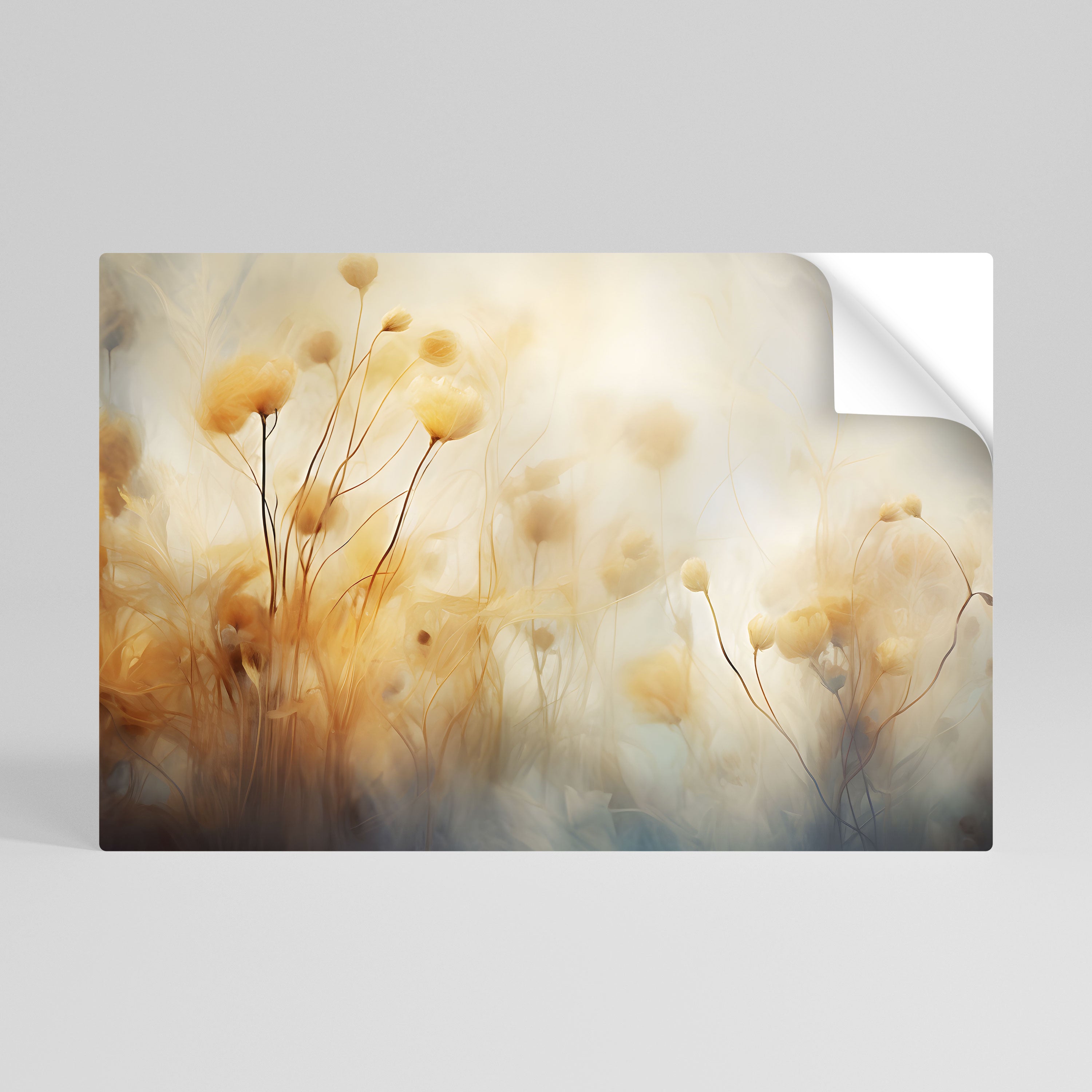 GOLDEN HUE EMBRACE Naklejka/Plakat poziomy