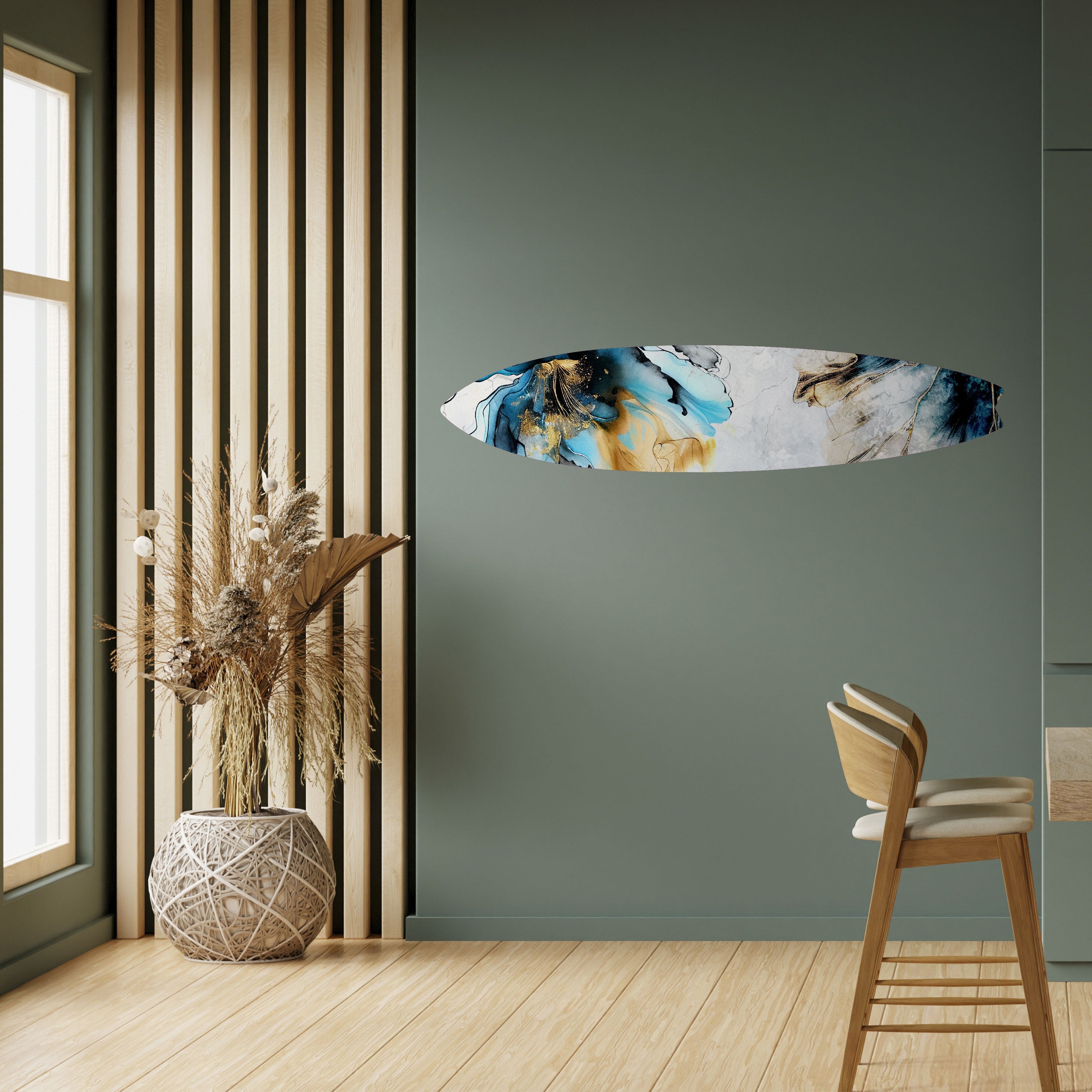 COBALT BLOSSOMS Naklejka - deska surfingowa