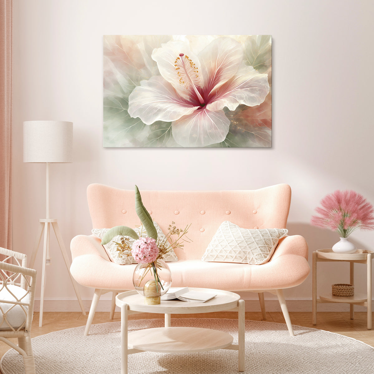 GOSSAMER FLORAL DREAM Poziomy obraz na płótnie