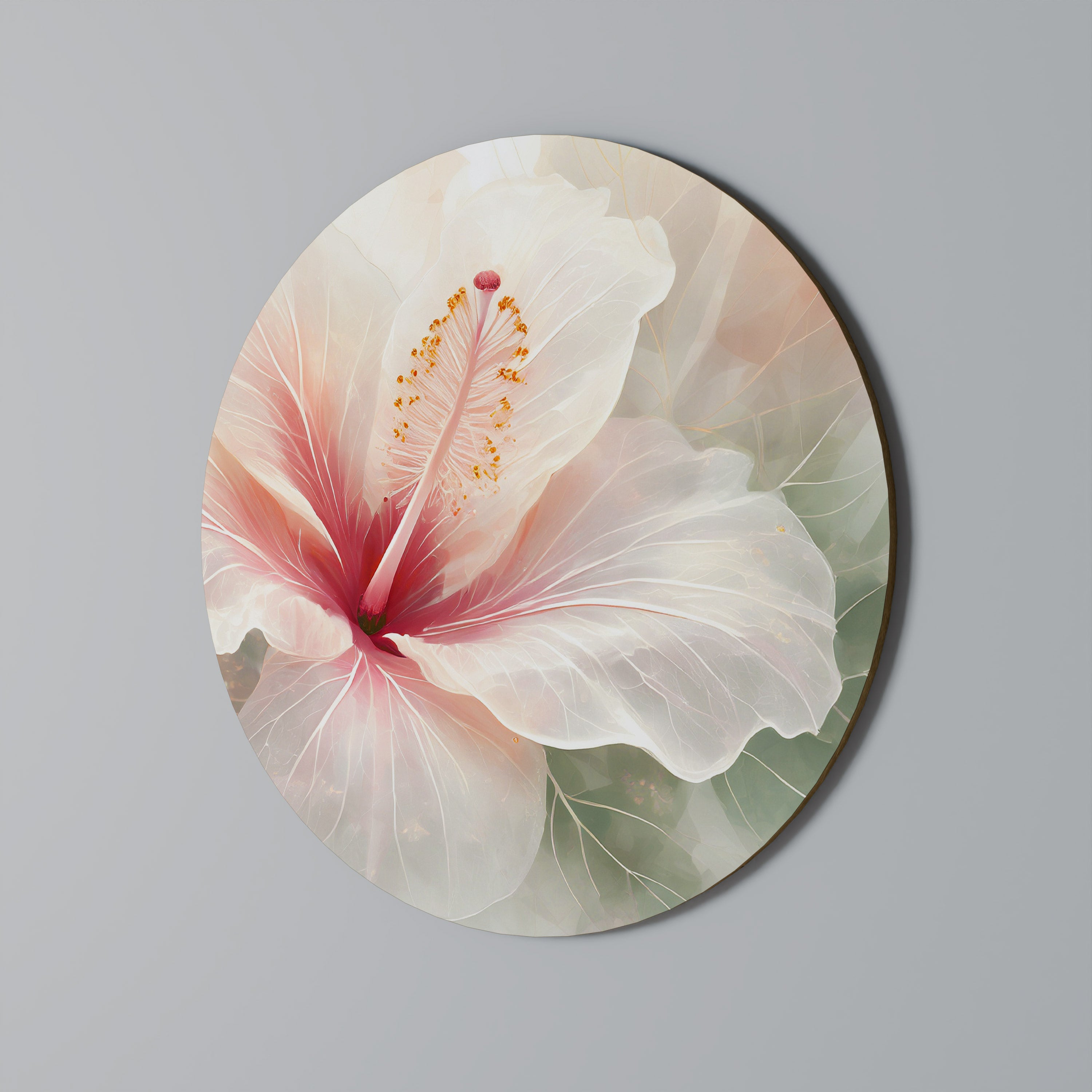 GOSSAMER FLORAL DREAM Obraz okrągły