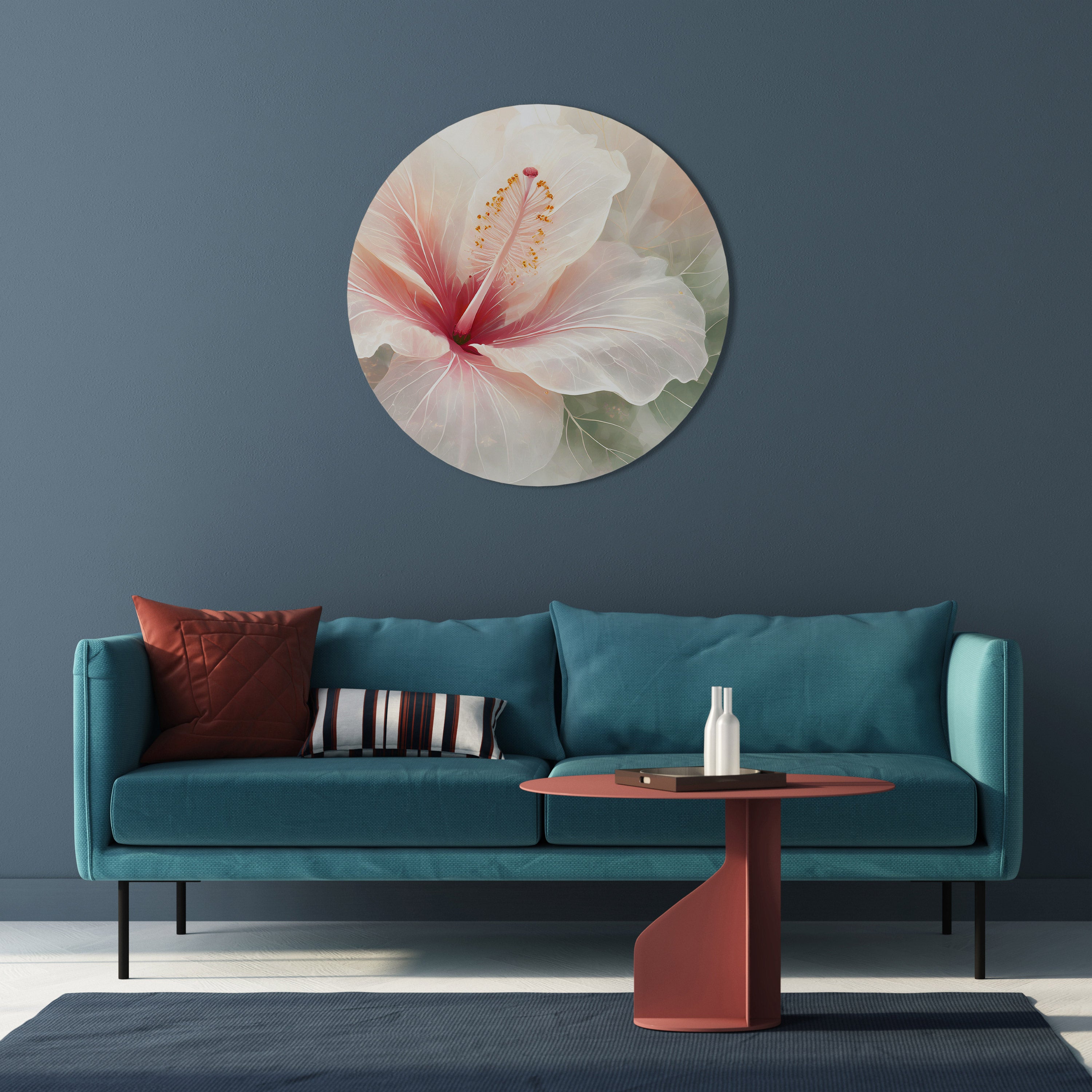 GOSSAMER FLORAL DREAM Obraz okrągły